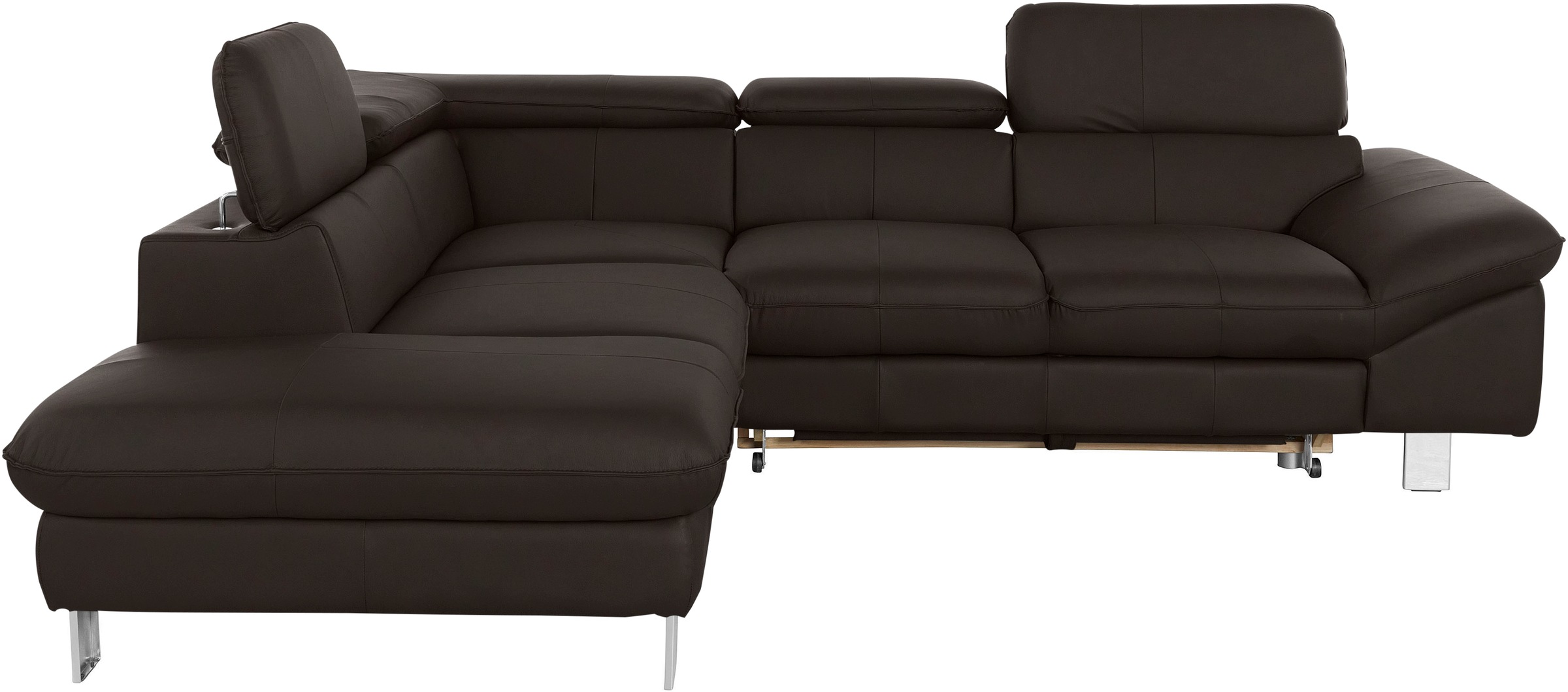 COTTA Ecksofa »Driver L-Form«, mit Kopfteilverstellung, wahlweise mit Bettfunktion