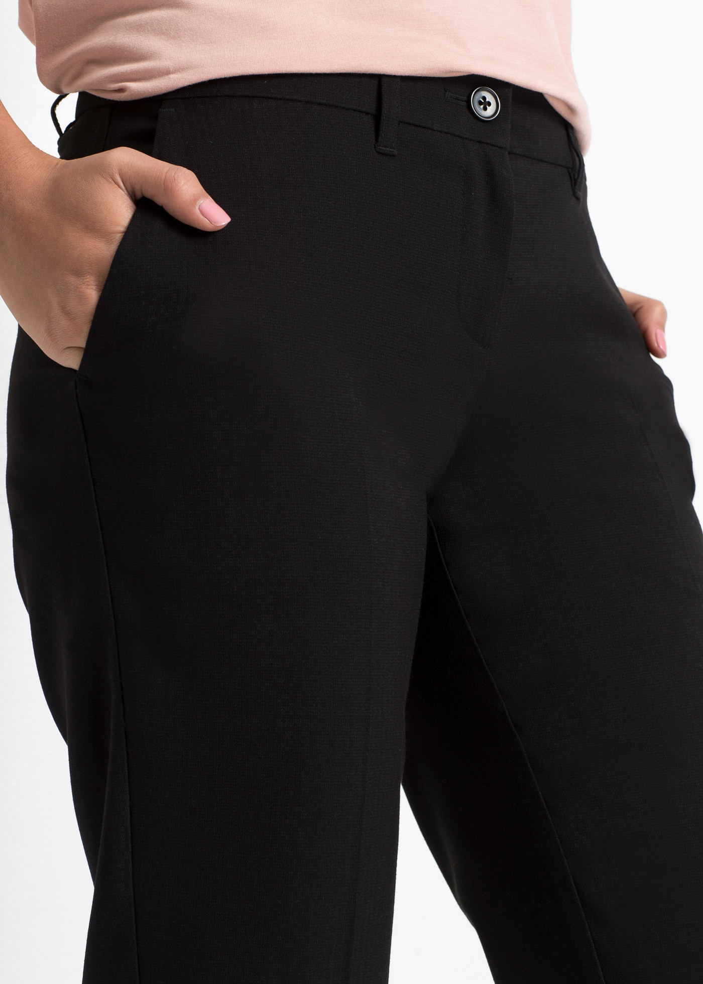 bonprix Anzughose  Slim fit Passform, mit Stretchanteil, mit Bügelfalte