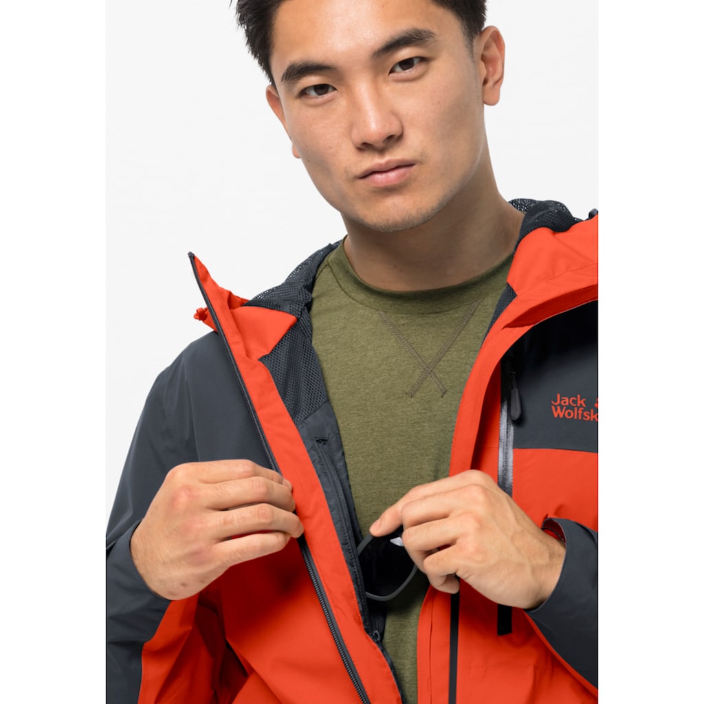 Jack Wolfskin Funktionsjacke »GO HIKE JACKET M«, mit Kapuze