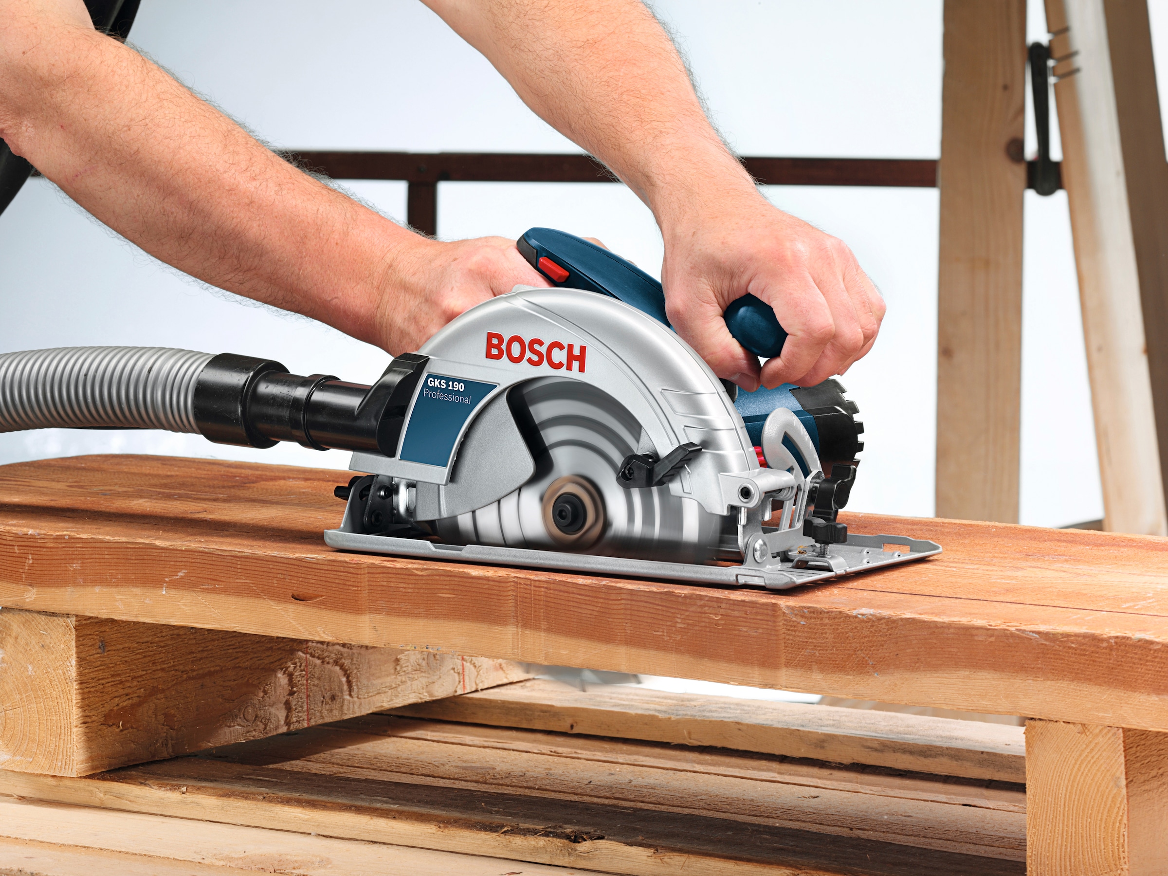 Bosch Professional Handkreissäge »GKS 190«, 1400 W, 190 mm