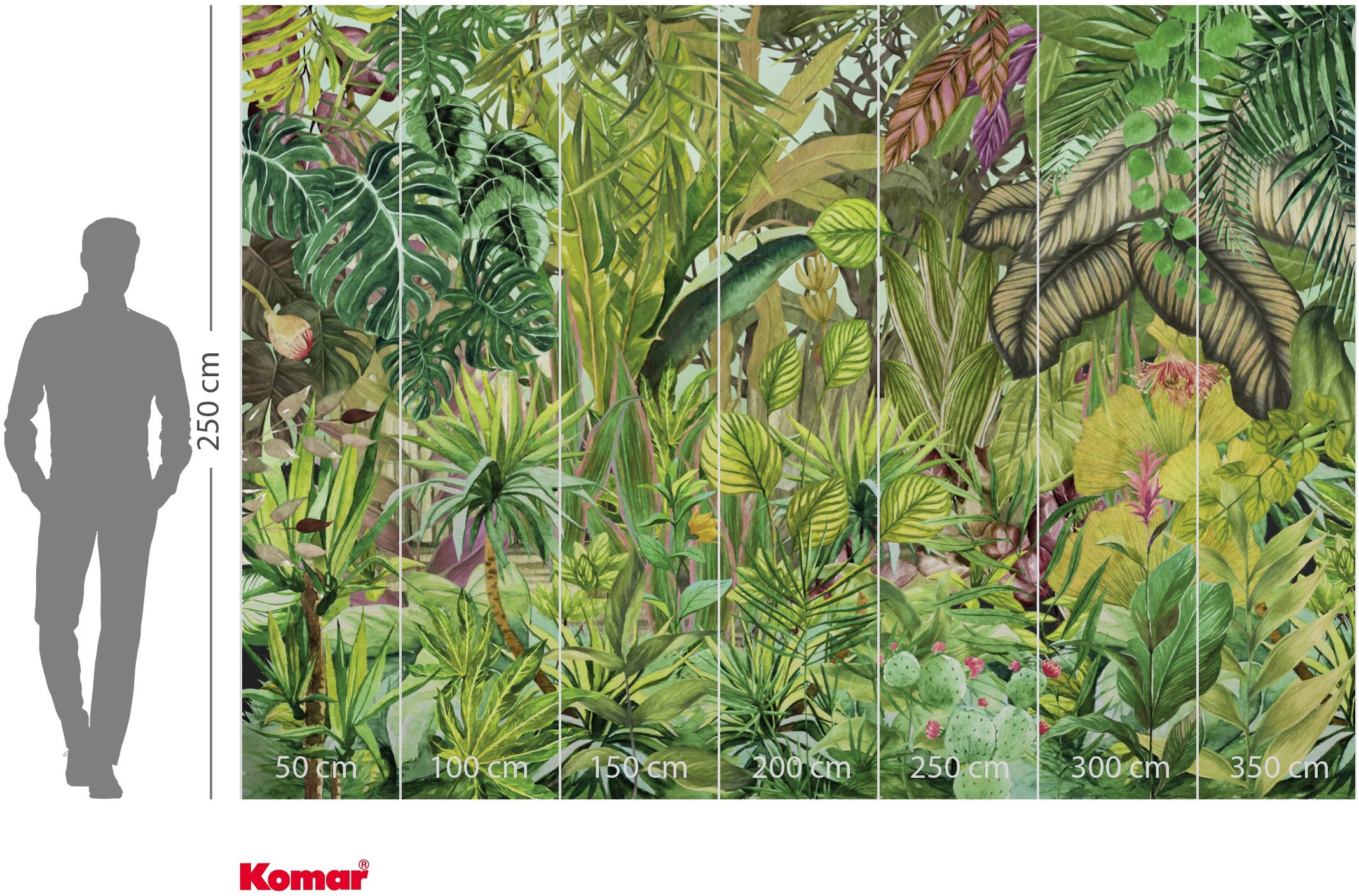 Komar Fototapete »Vlies Fototapete - Colorante - Größe 350 x 250 cm« Motiv | bedruckt glatt