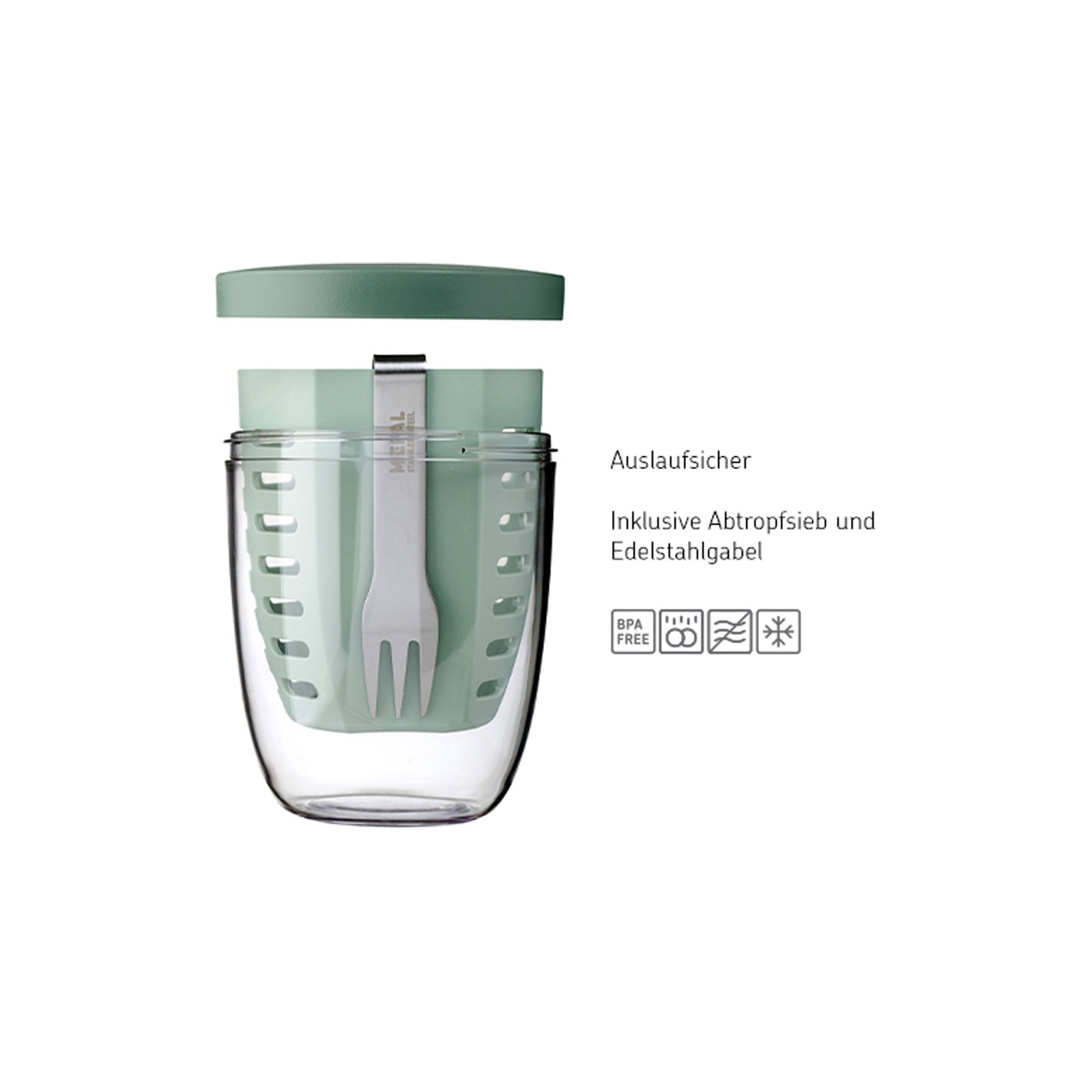 Mepal Lunchbox »Fruitpot Ellipse 600 ml«, (1 tlg.)
