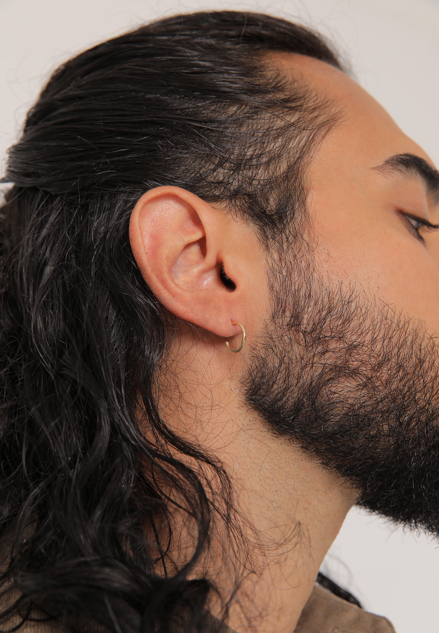 Kuzzoi Paar Creolen »Ohrringe Herren Creolen Basic (4 tlg) 925 Silber«
