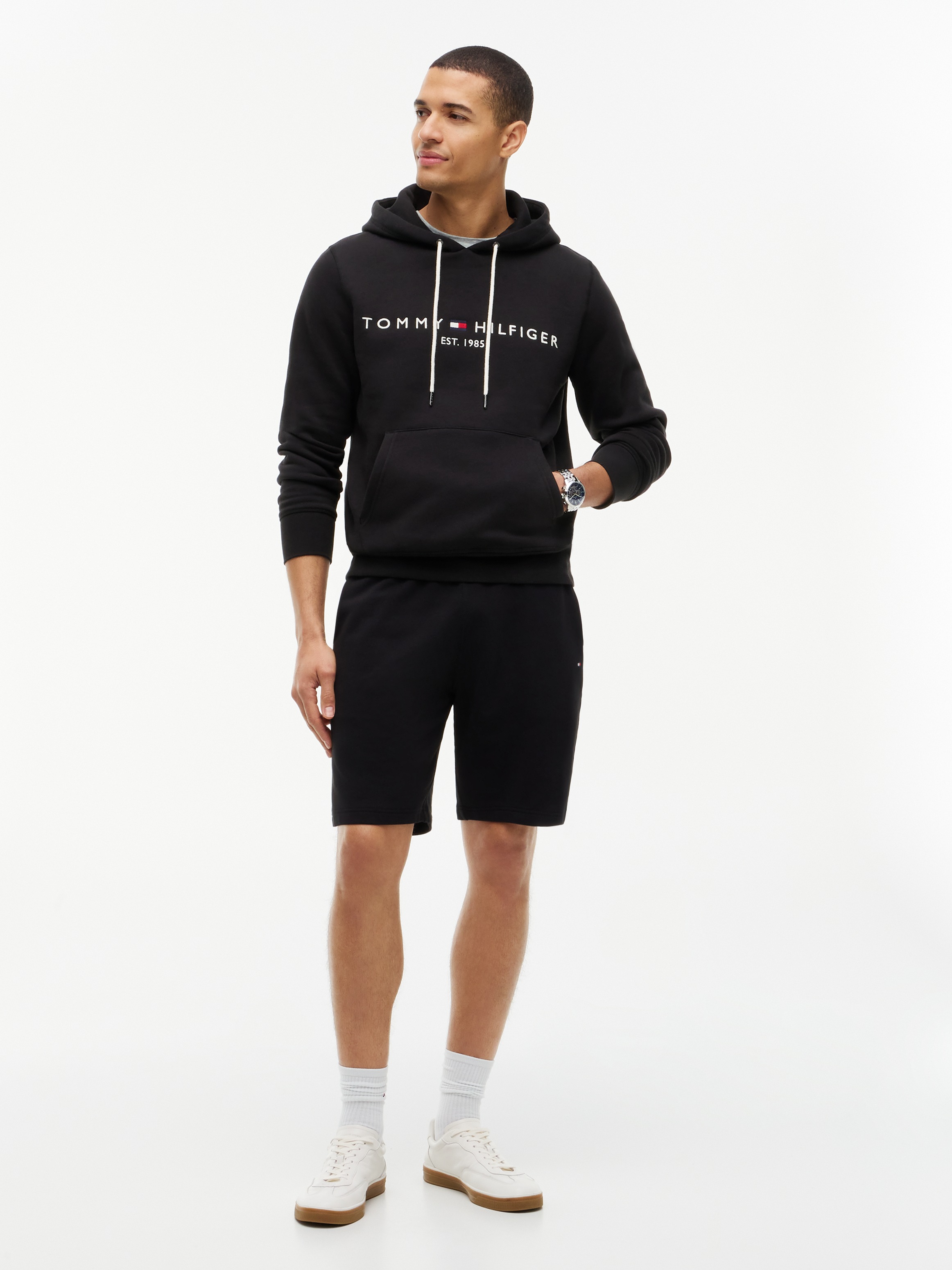 Tommy Hilfiger Kapuzensweatshirt »TOMMY LOGO HOODY«, Baumwoll-Mix
