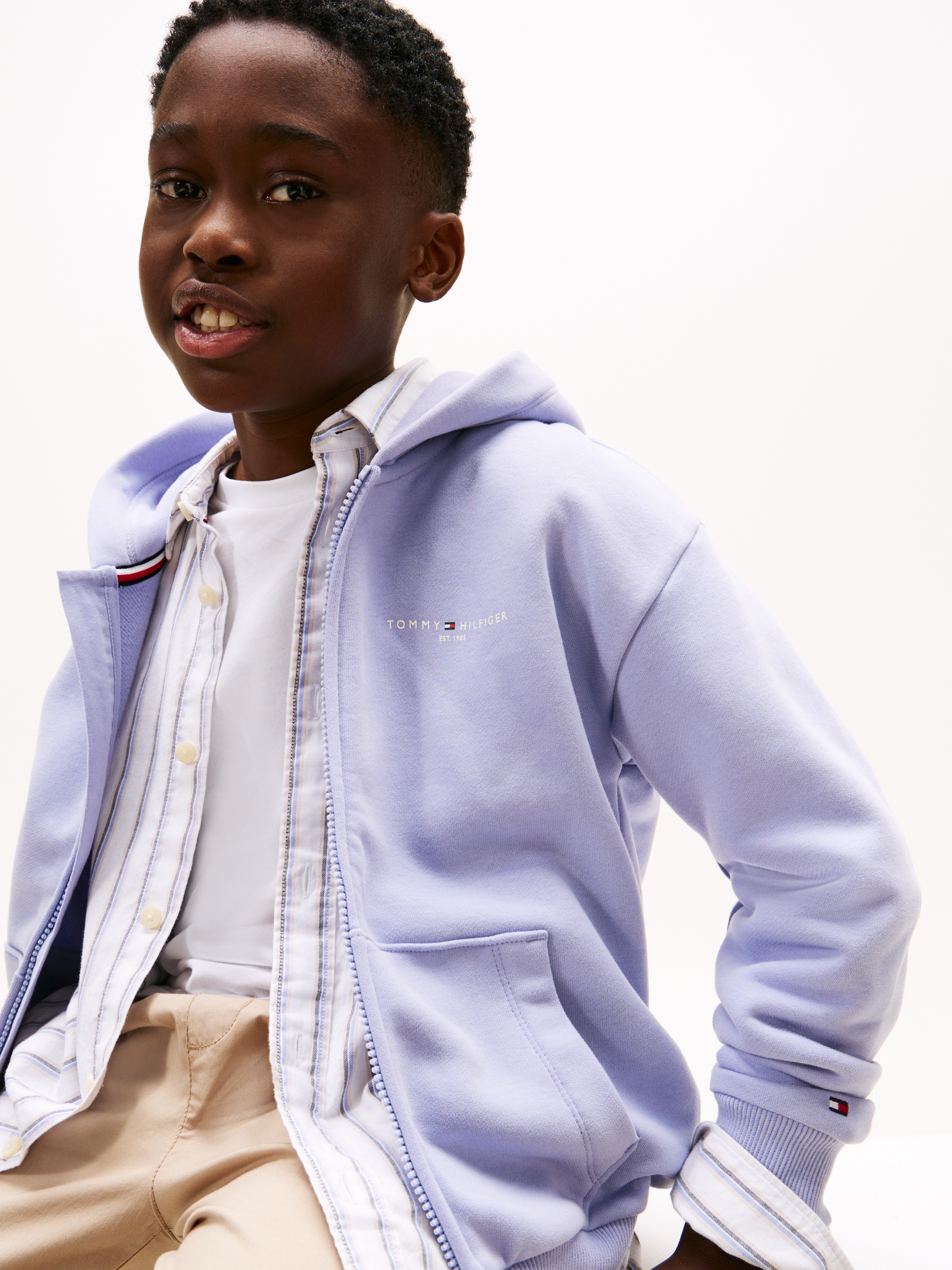 Tommy Hilfiger Sweatjacke Regular fit, für Kinder bis 16 Jahre