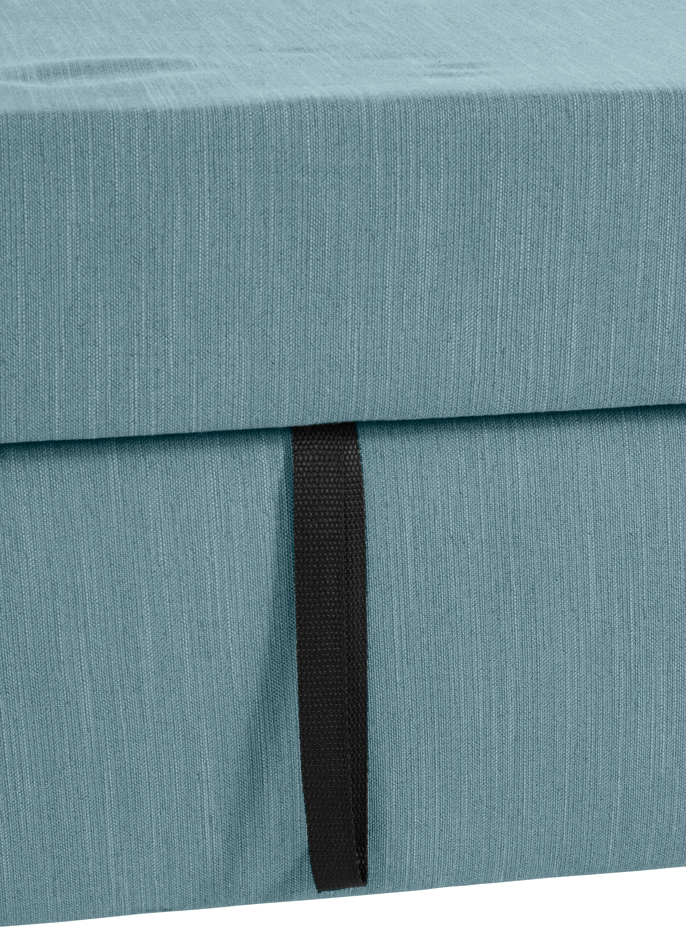 OTTO products Ecksofa »Grazzo, zeitlos & elegant, moderne Sitzheftung, Breite 266cm, L-Form«, hochwertige Stoffe aus recyceltem Material, Steppung im Sitzbereich