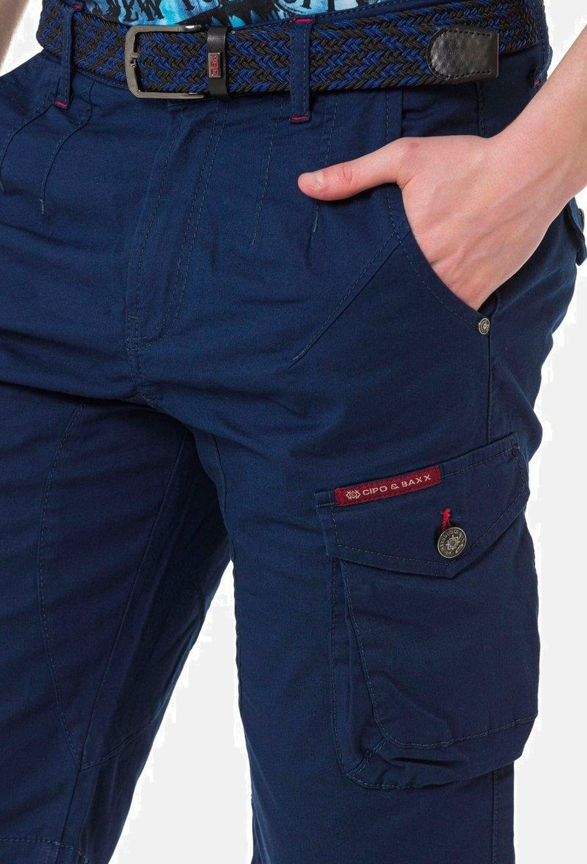Cipo & Baxx Jeansbermudas »Cipo & Baxx Bermuda & Short« mit praktischen Beintaschen, CK265