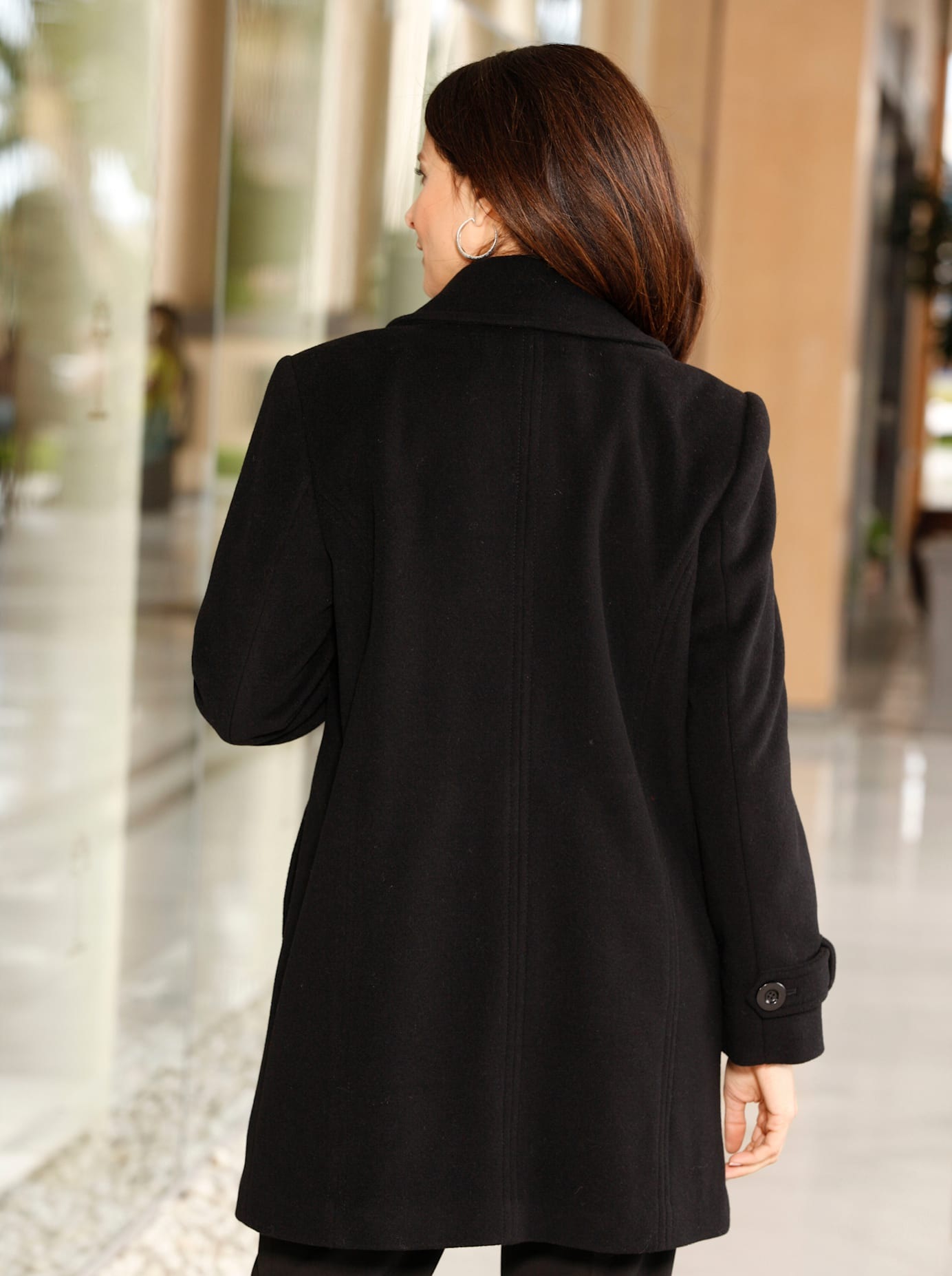Classic Wolljacke, ohne Kapuze