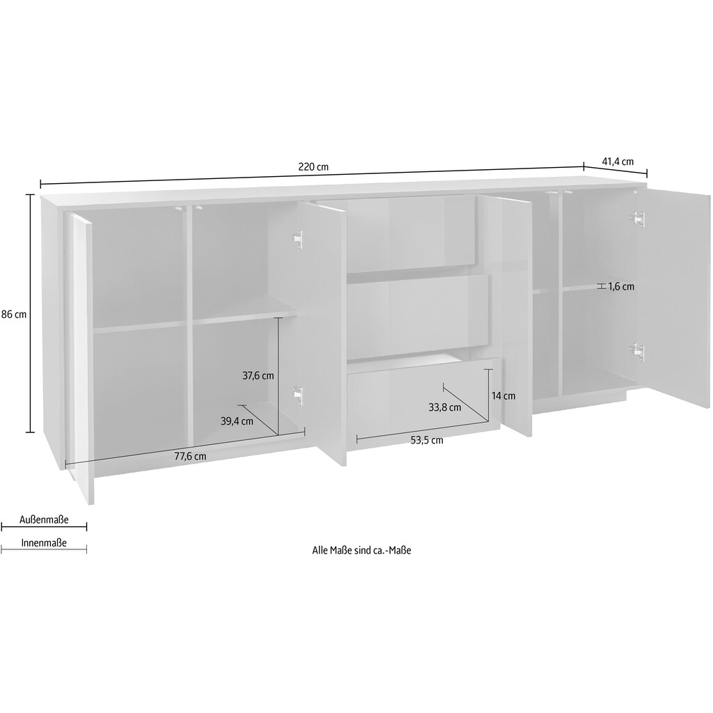 INOSIGN Sideboard »bloom«