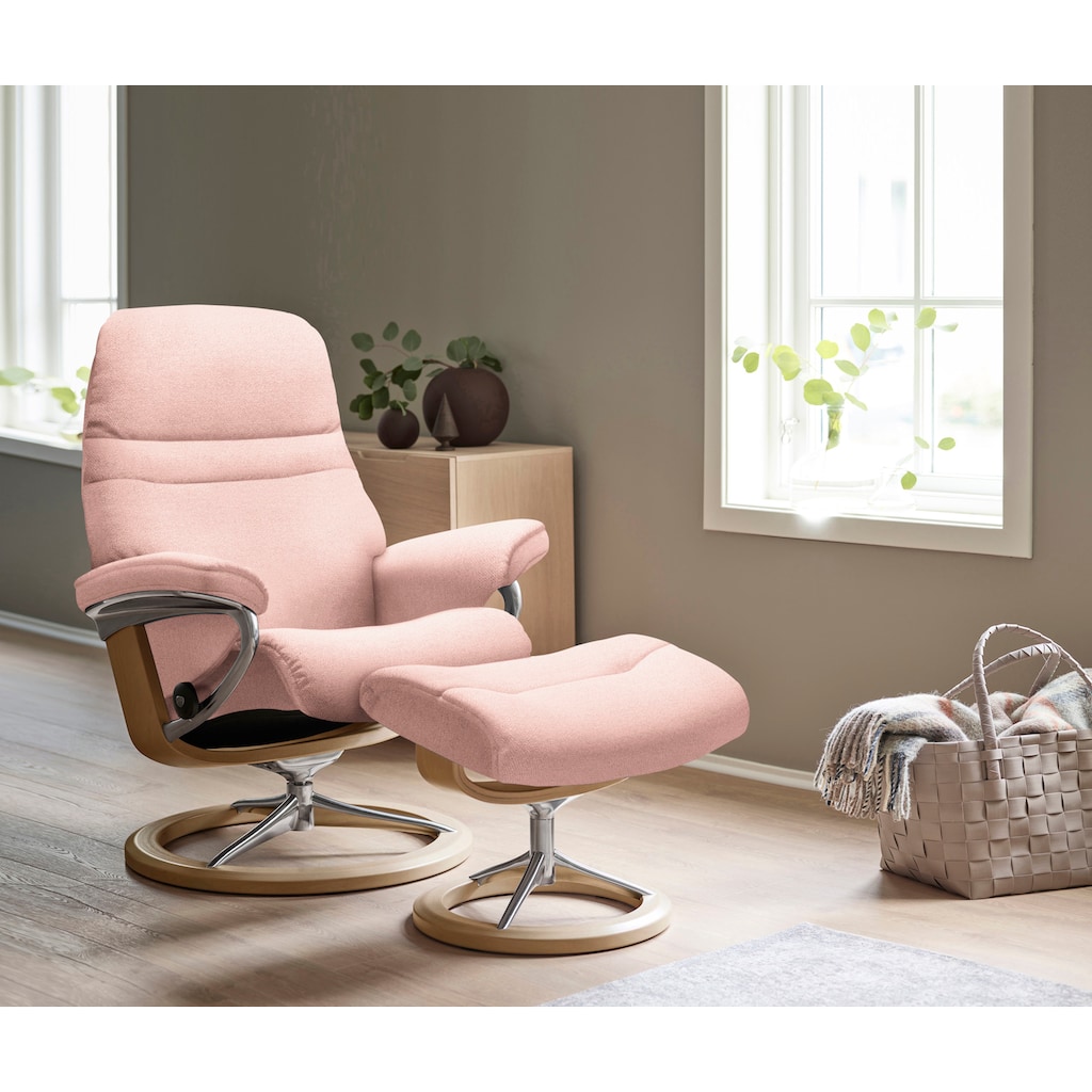 Stressless® Relaxsessel »Sunrise«, (Set, Relaxsessel mit Hocker)