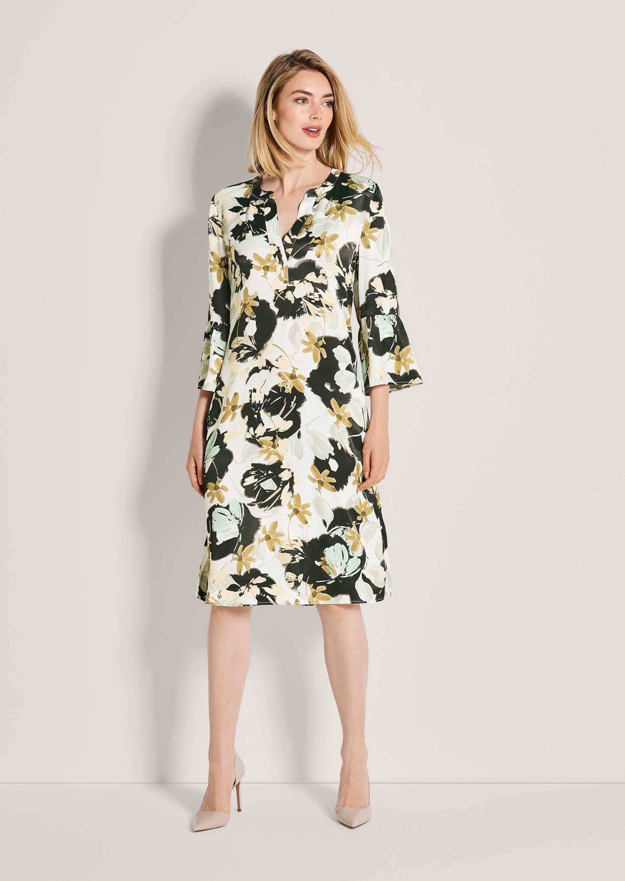 MADELEINE Sommerkleid »Viskosekleid Print-Kleid mit Volants« Volants