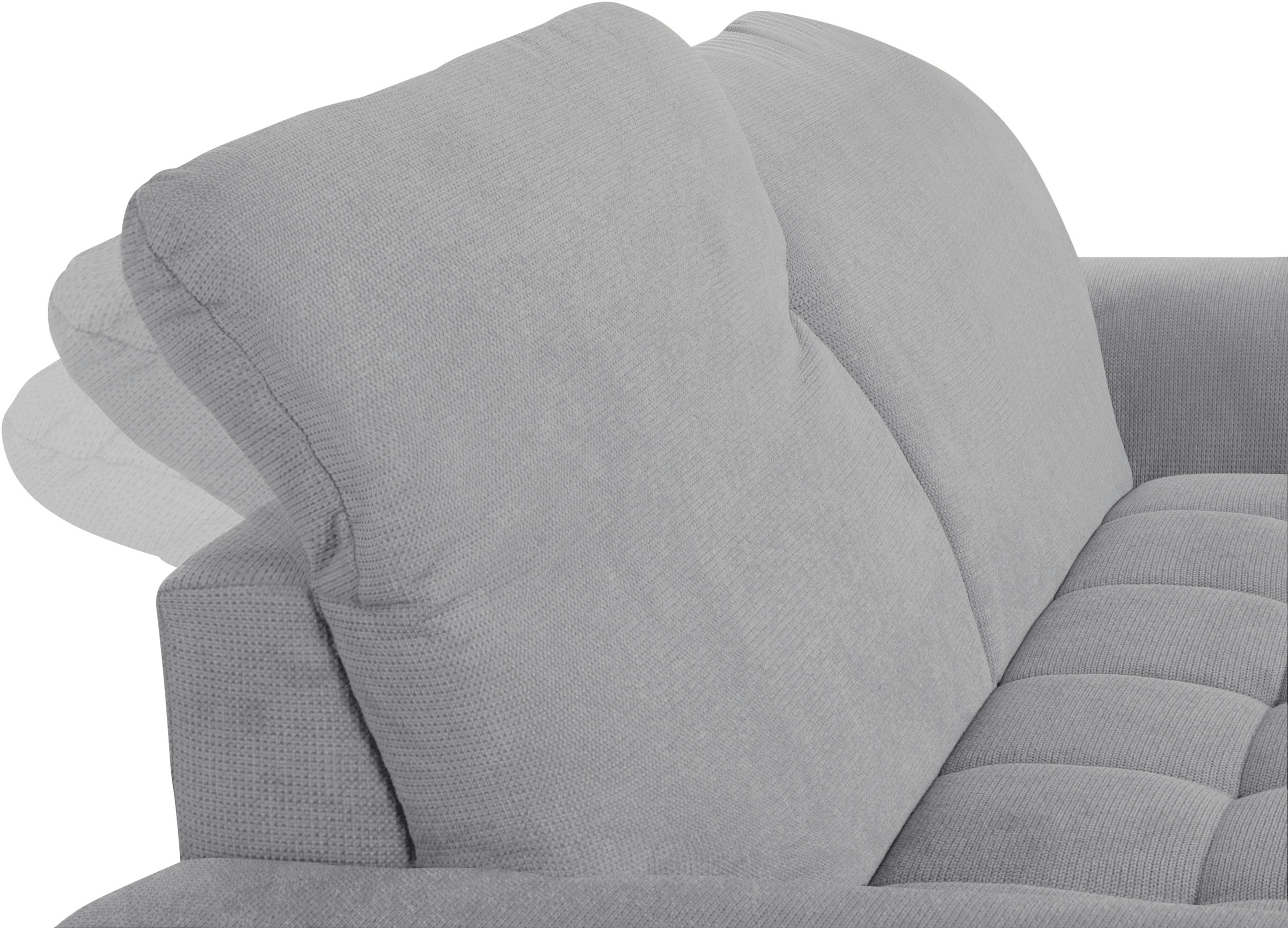 DOMO collection 2-Sitzer »Franzi«, wahlweise mit Kopfteilverstellung, inklusive Zierkissen
