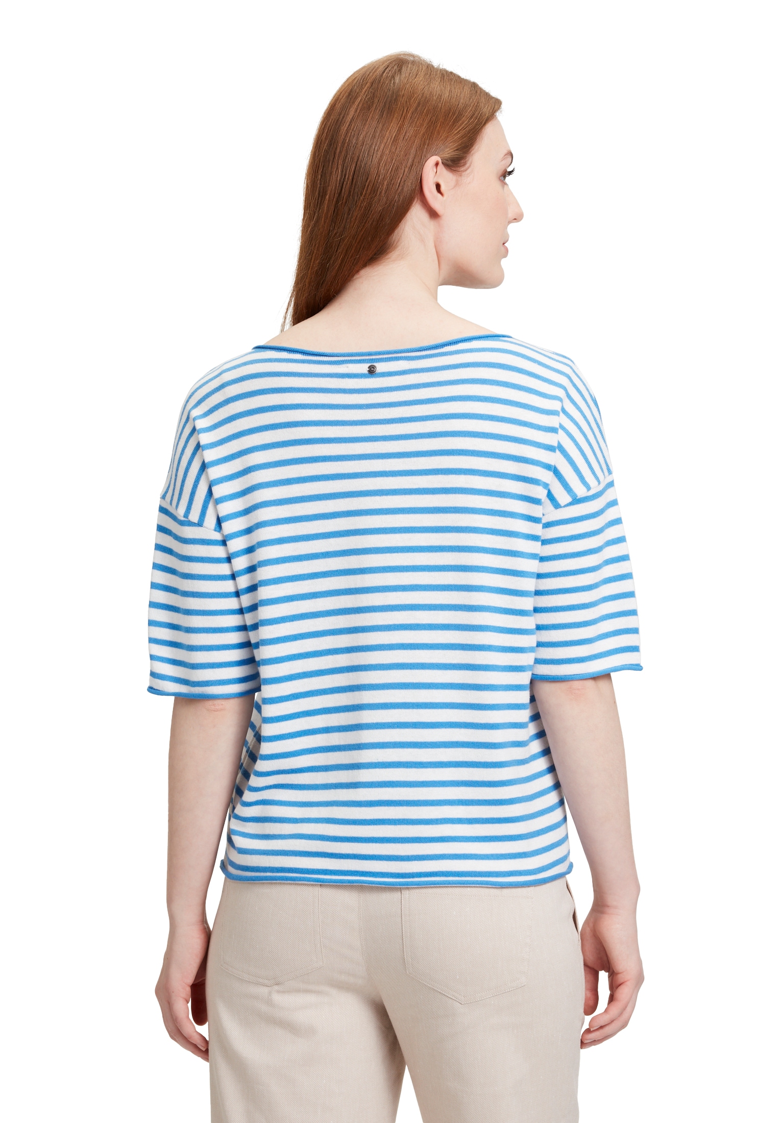 Betty&Co Strickpullover »Strickpullover mit U-Boot-Ausschnitt«