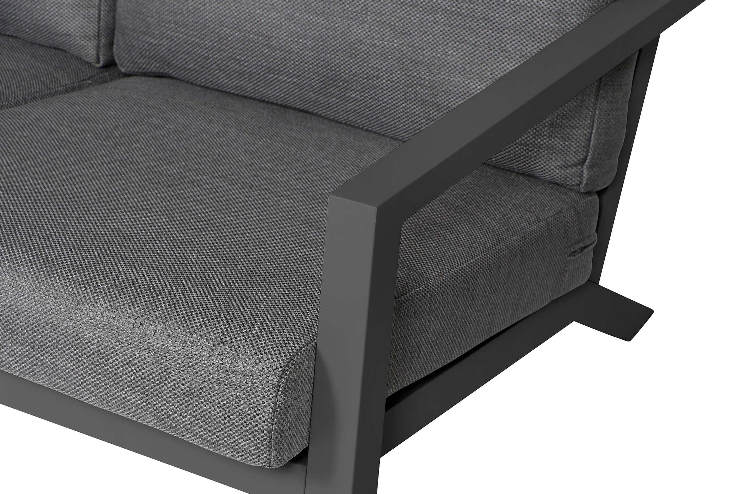 Siena Garden Gartenlounge-Set »Belia«, (Set, 14 tlg.), bestehend aus 2 Sesseln, 1 Sofa, 1 Tisch und 10 Auflagen
