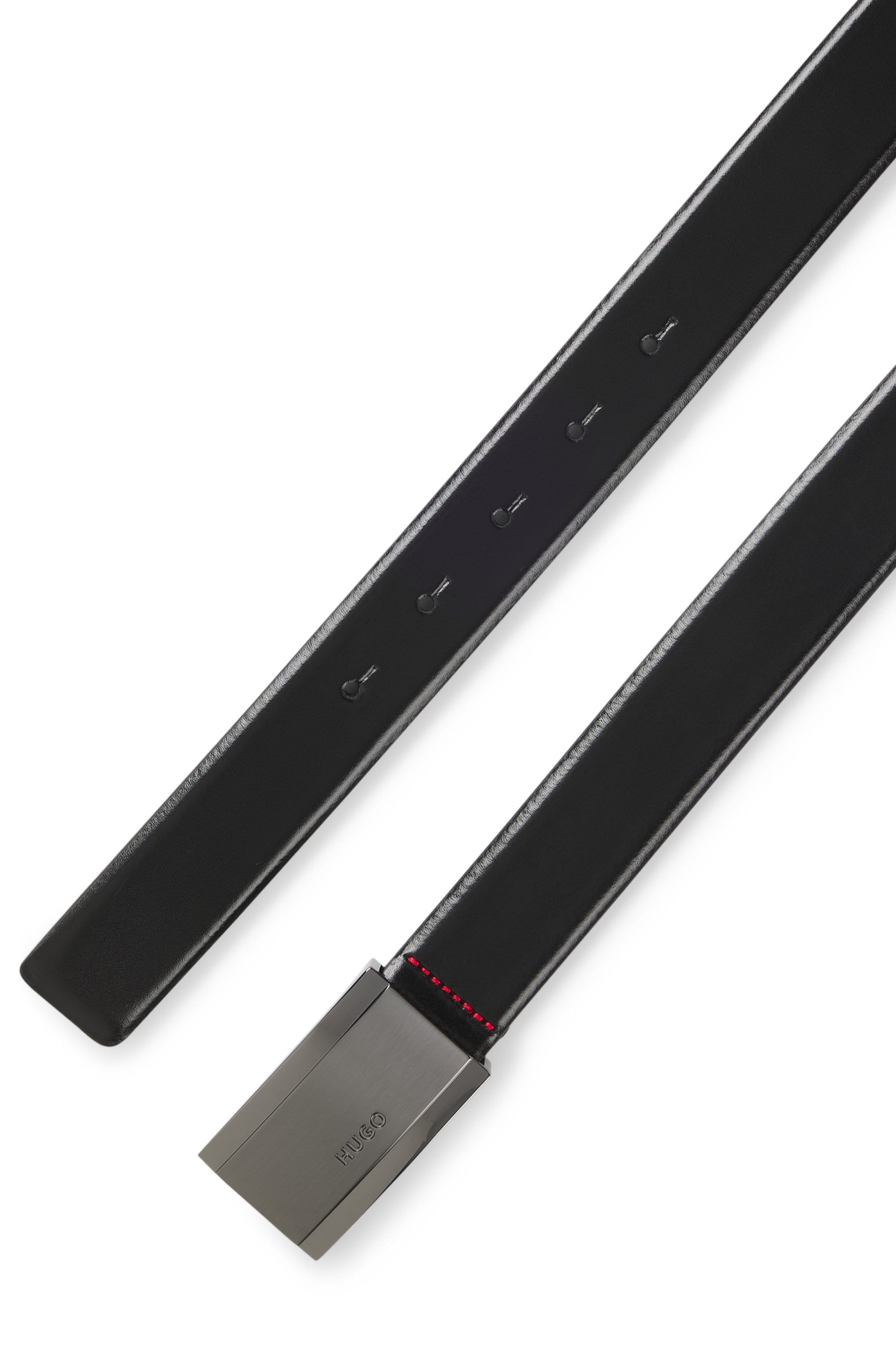 HUGO Ledergürtel »Gexter Sz30« mit Koppelschließe