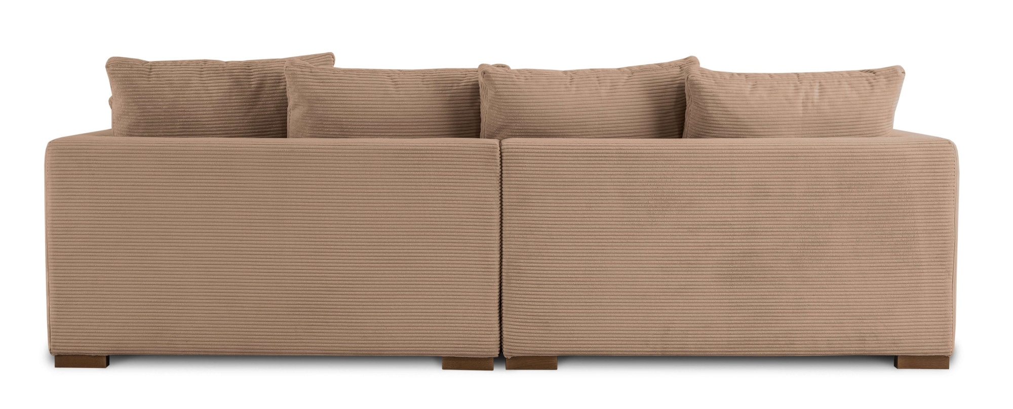 Home affaire Ecksofa »Coray«, Breite 266 cm, extra weich und kuschelig, mit Federn und Daunen