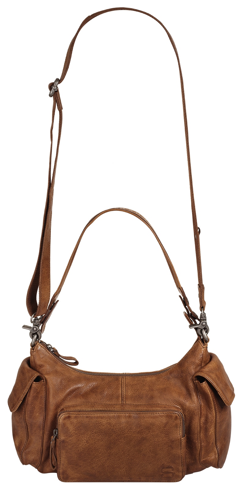 Spikes & Sparrow Henkeltasche, echt Leder