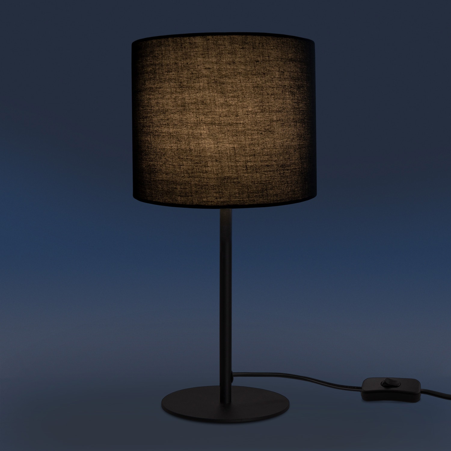Paco Home Tischleuchte »Uni Color«, 1 flammig, Leuchtmittel E14 | ohne Leuchtmittel, LED E14 Lampe, Für Wohnzimmer Und Schlafzimmer, Unifarben, Deko