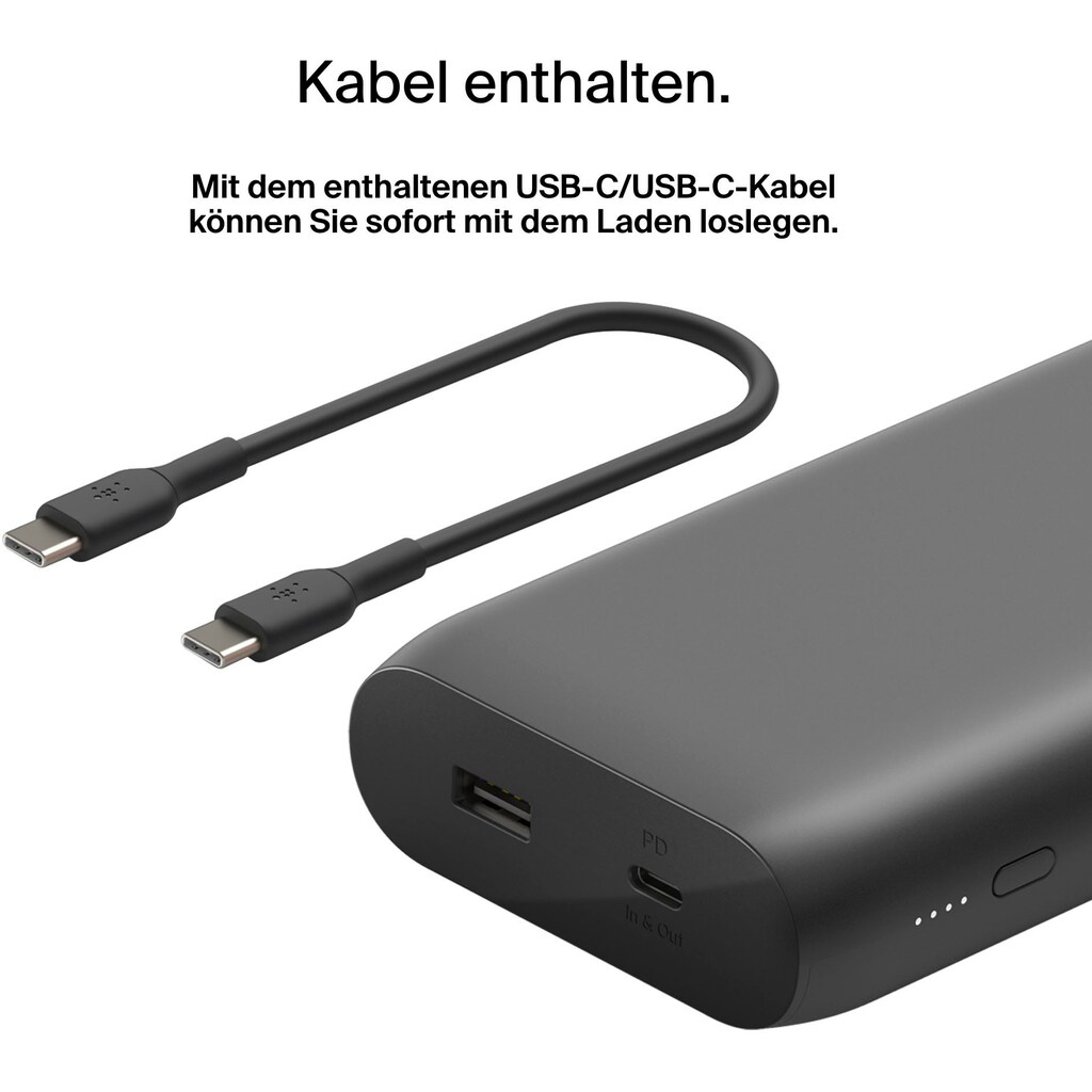 Belkin Powerbank »BOOST↑CHARGE™ USB-C PD Powerbank 20K«, 20000 mAh