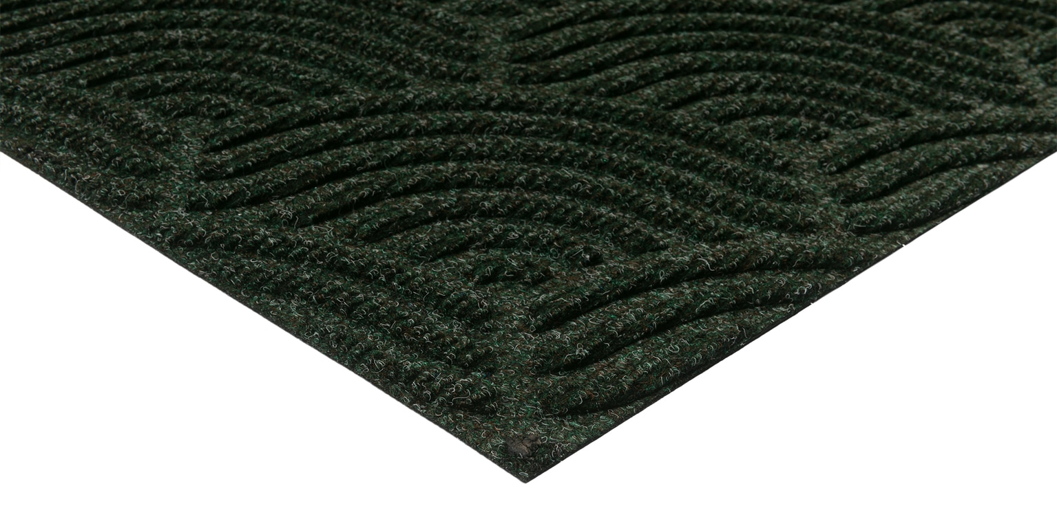 wash+dry by Kleen-Tex Fußmatte »Waves midnight green«, rechteckig, 8 mm Höhe