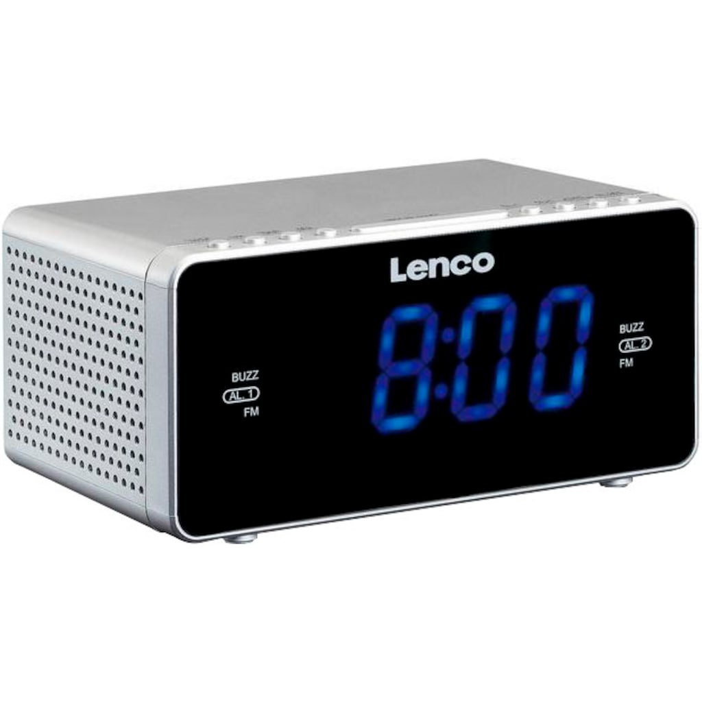 Lenco Uhrenradio »CR-520«, (FM-Tuner)