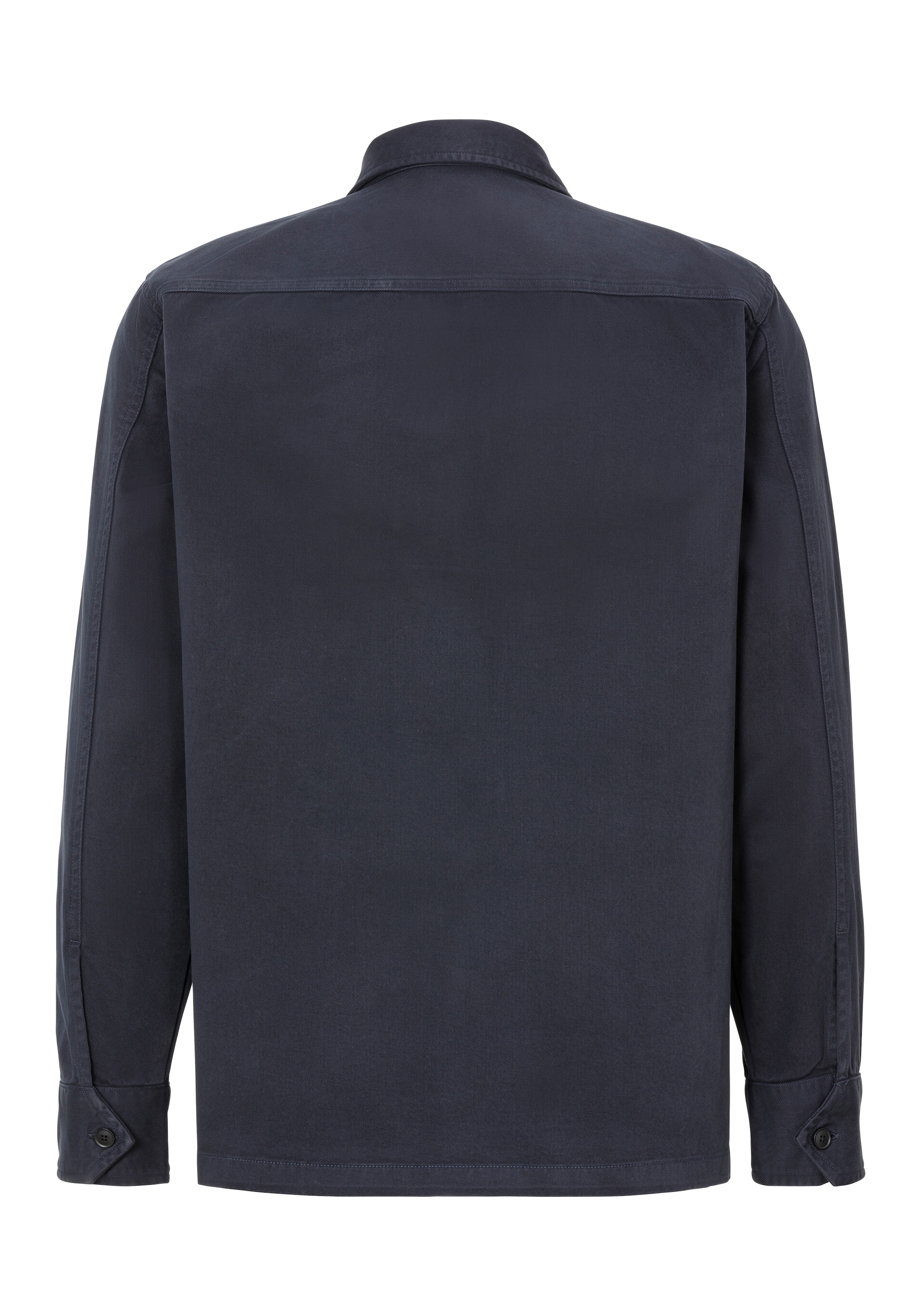 BOSS ORANGE Hemdjacke »Lovel-zip«, mit gestickten Markenlogo