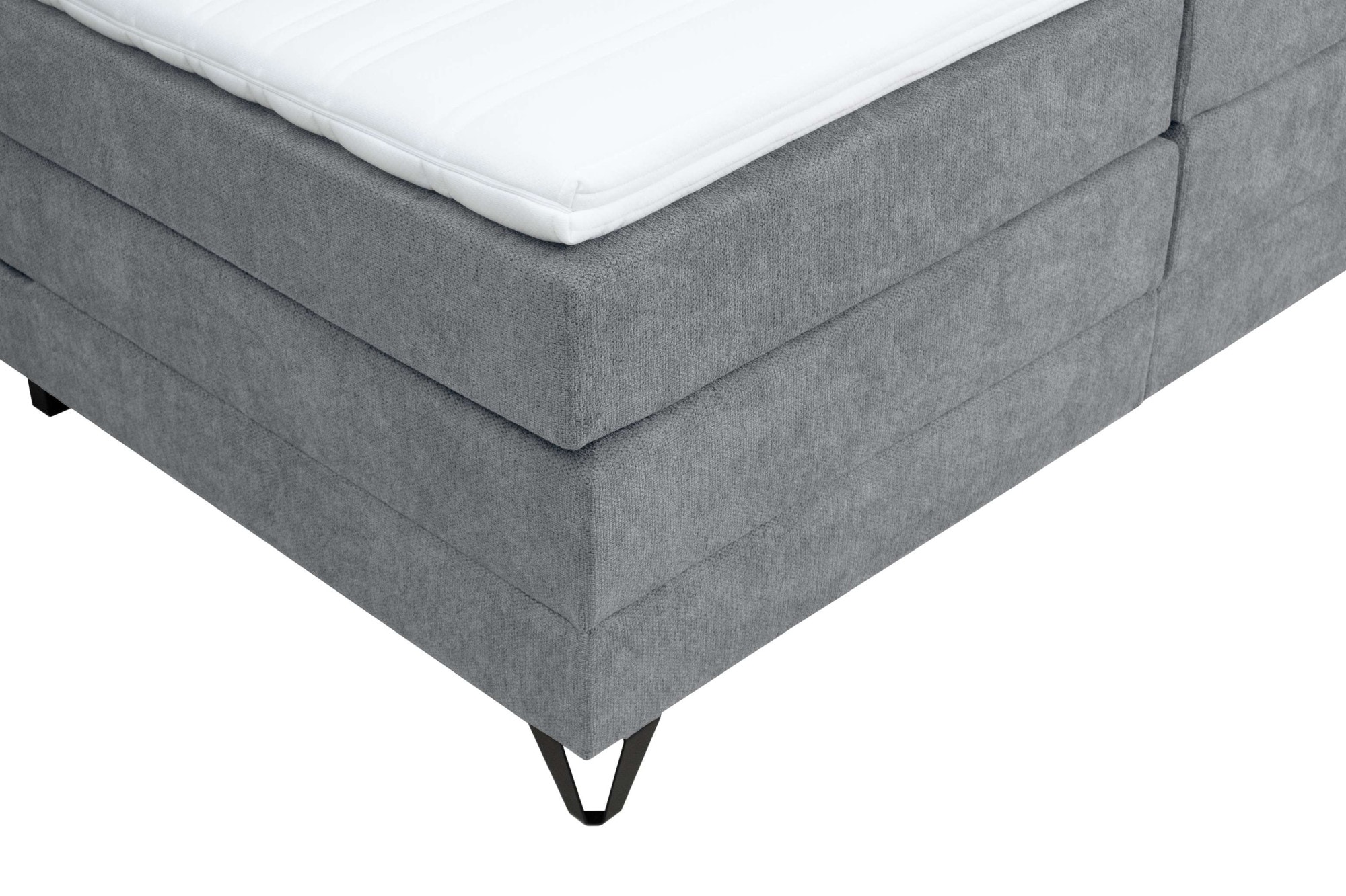 Home affaire Boxspringbett »Ilona, Doppelbett, Polsterbett, Federkernbett, Komforbett, 160, 180 cm« inkl. Topper, zwei Bettkästen, Taschen-Federkernmatratze, Härtegrad 3