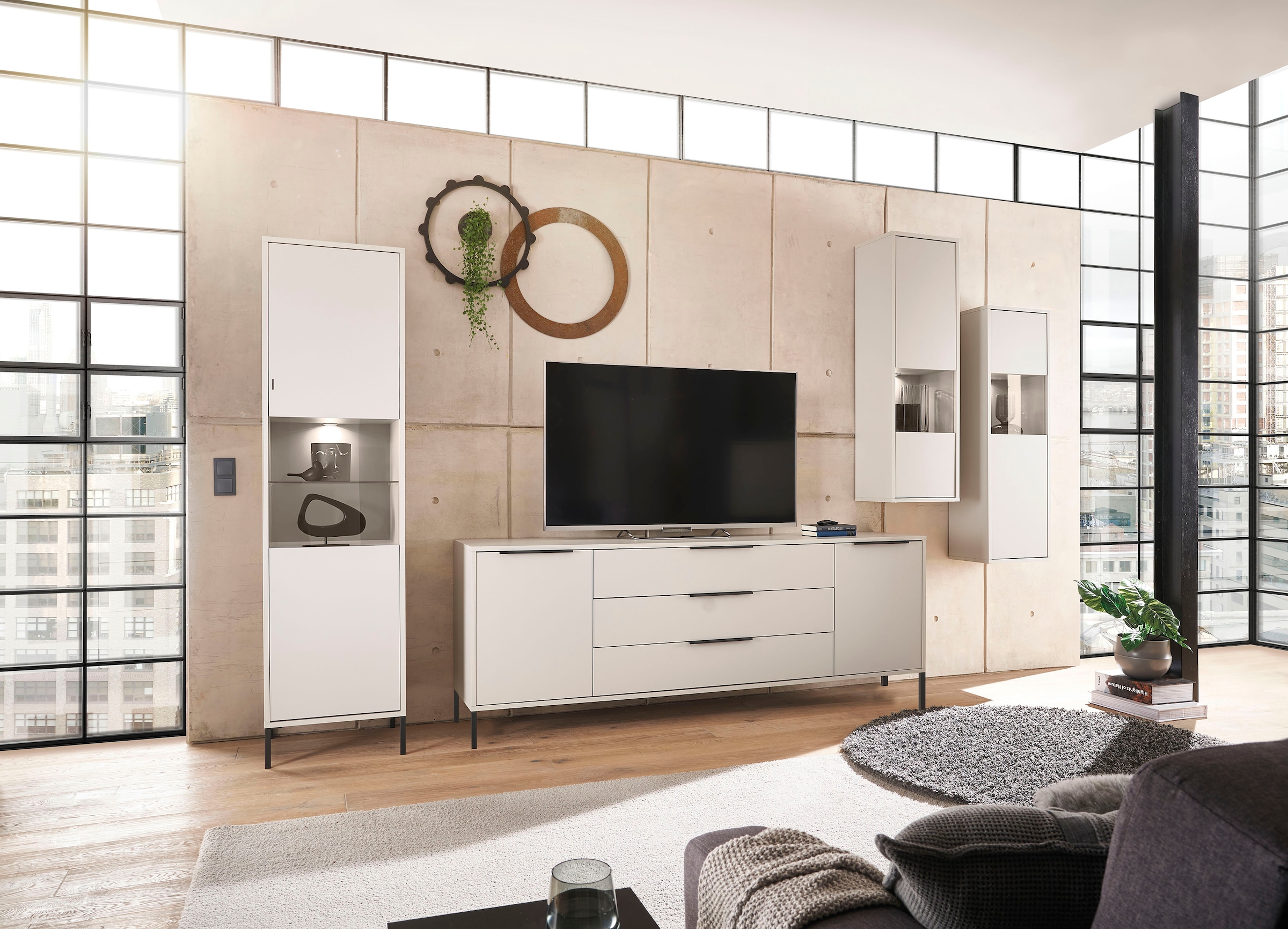 Mäusbacher Sideboard »Bonnie TOPSELLER!«, Sideboard mit Quadratgestell