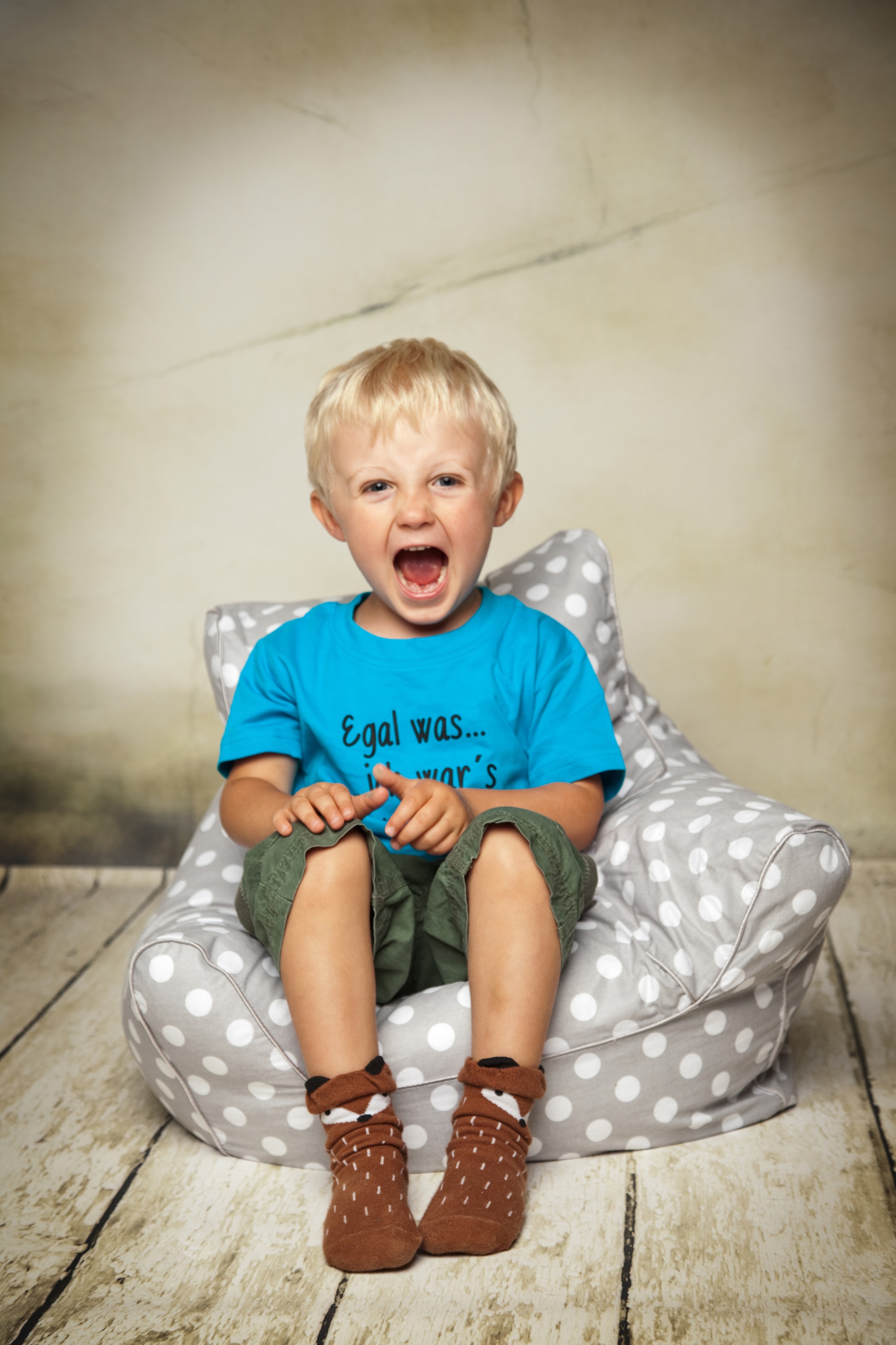 Kinder; Made für in kaufen Sitzsack online »Dots, Grey«, Knorrtoys® Europe