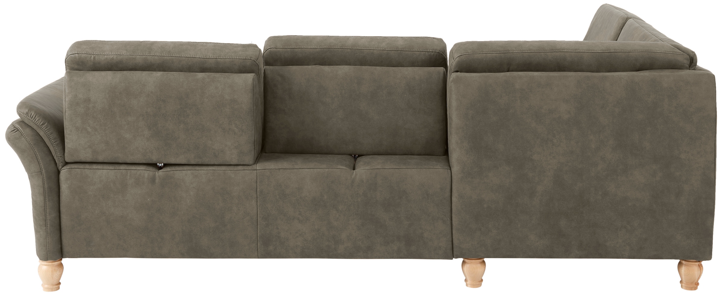 Home affaire Ecksofa »Palace L-Form«, incl. Sitztiefenverstellung, wahlweise mit Bettfunktion und Stauraum