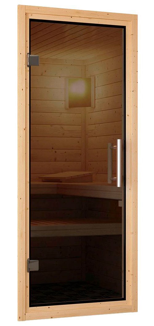 Karibu Sauna »Vada« Set,  Ofen 9 kW integr. Strg