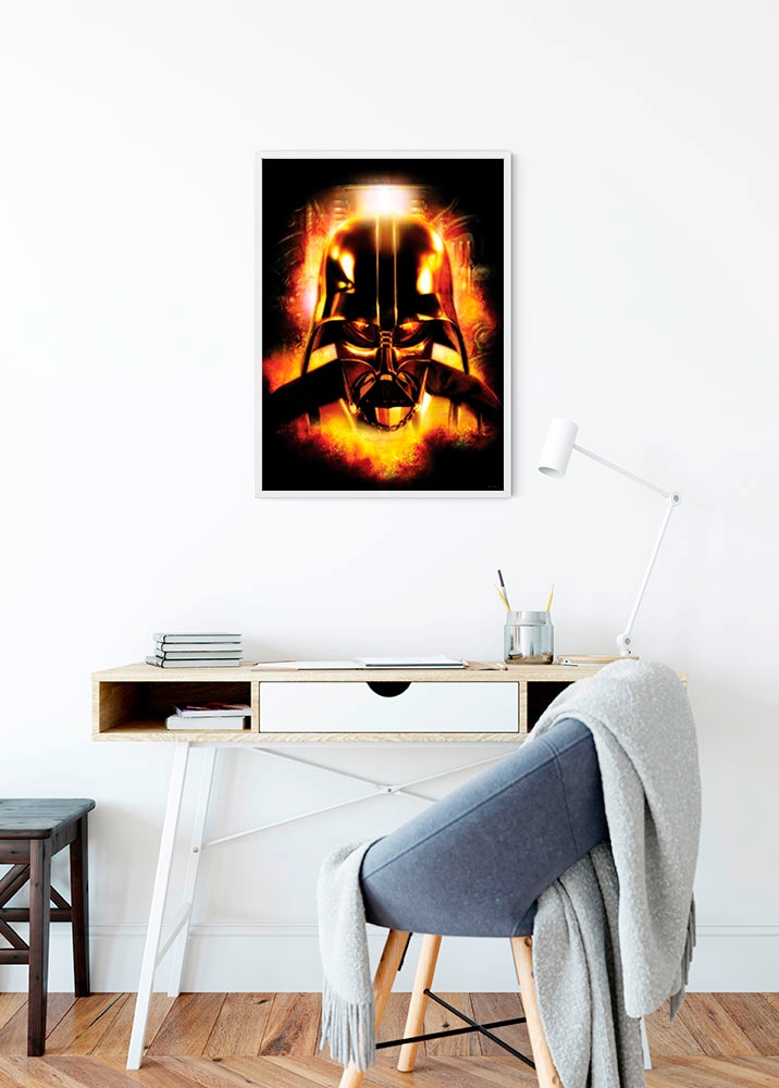 Komar Bild »Star Wars Classic Vader Head« Star Wars 1 Stk. tlg. Wandbild zur Dekoration im Kinderzimmer - ohne Rahmen