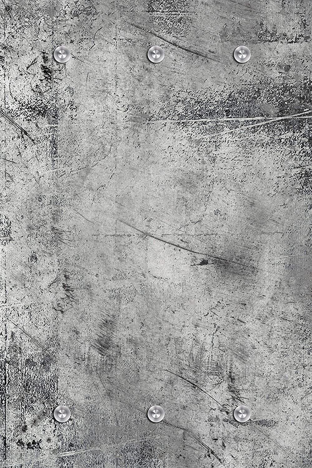 queence Garderobenleiste »Brushed Grey«, Wand Garderobe, wischtechnik, Beton Optik, grau, platzsparend, modern