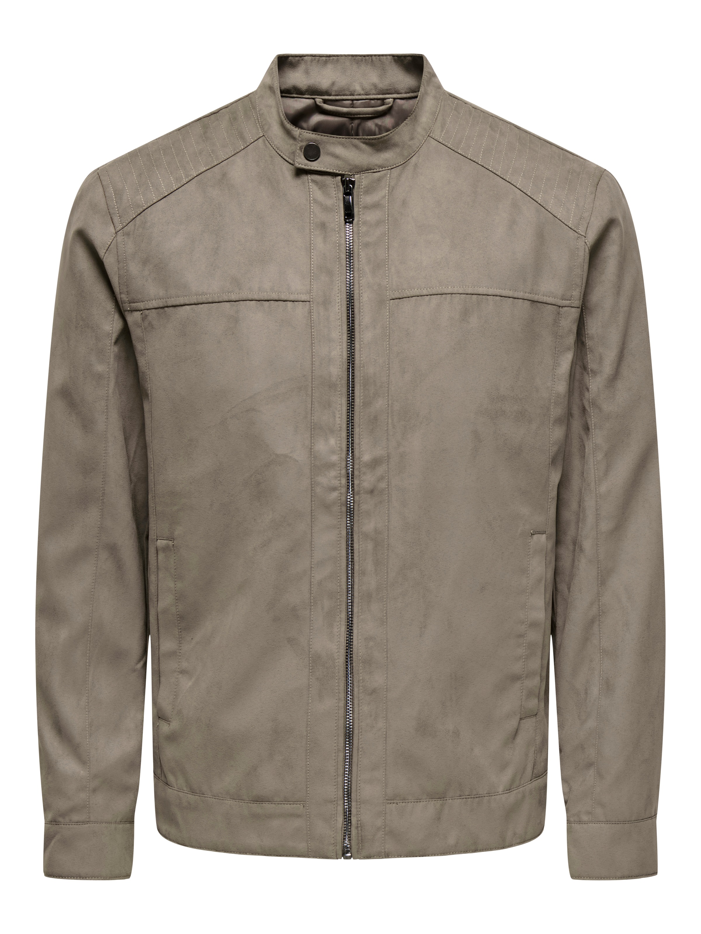 ONLY & SONS Bomberjacke »ONSMIKE FAKE SUEDE JACKET OTW«, ohne Kapuze