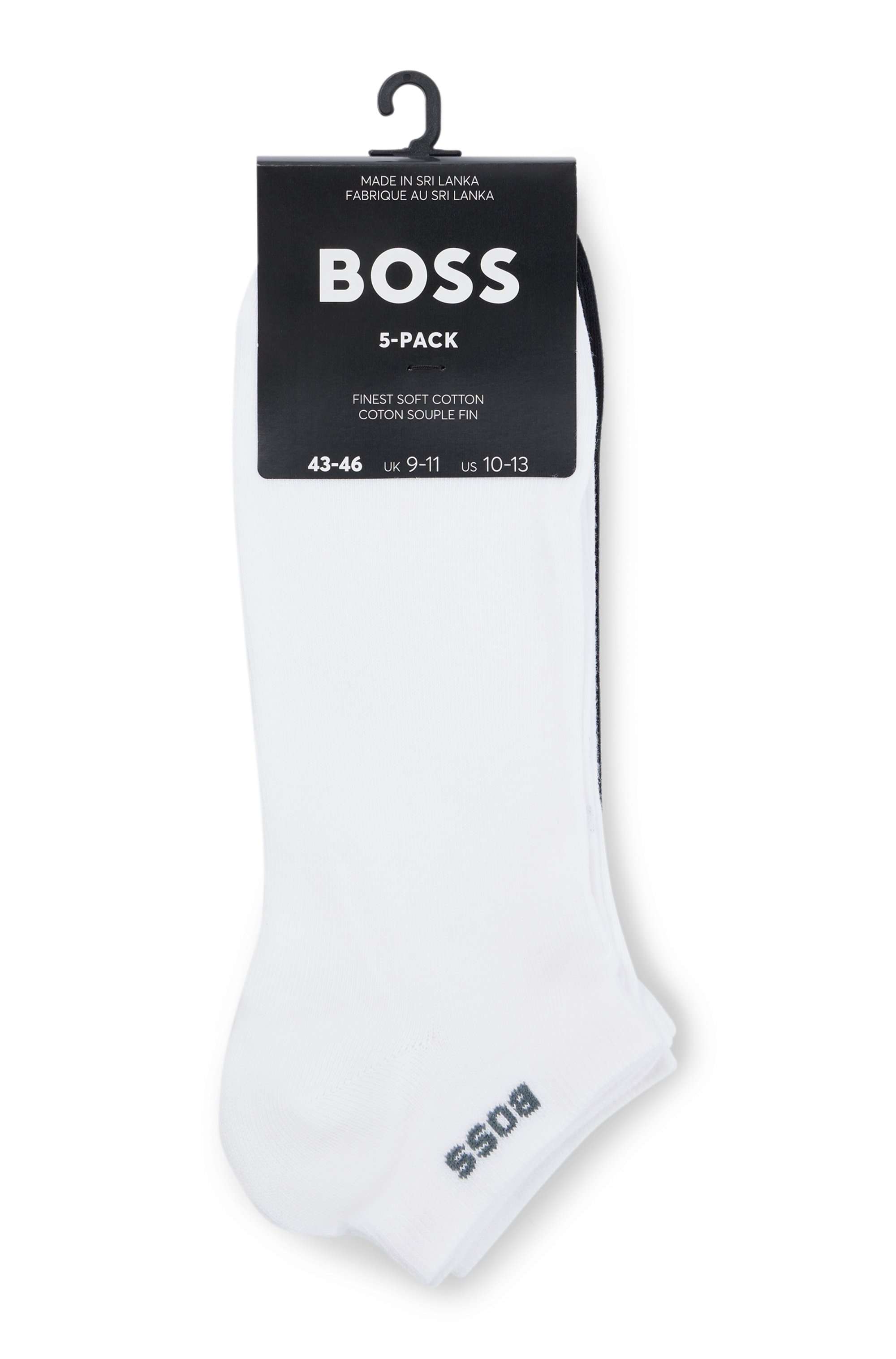 BOSS Sneakersocken »5P AS Uni Color CC«, (Packung, 5 Paar, 5er), im sportiven Look