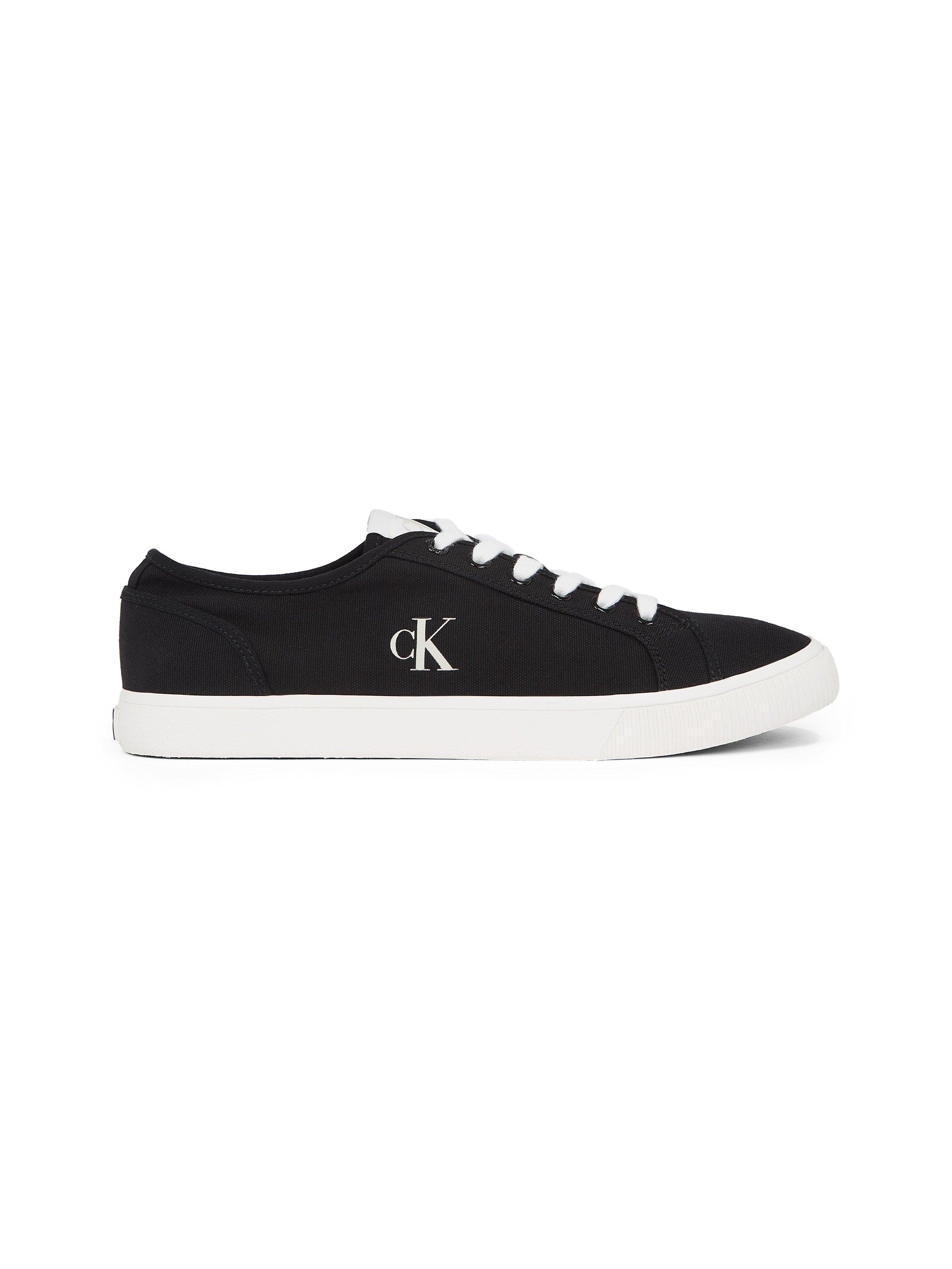 Calvin Klein Jeans Sneaker »ESS VULC LOW MG CANVAS«  Schnürschuh, Halbschuh, Freizeitschuh in klassischer Optik