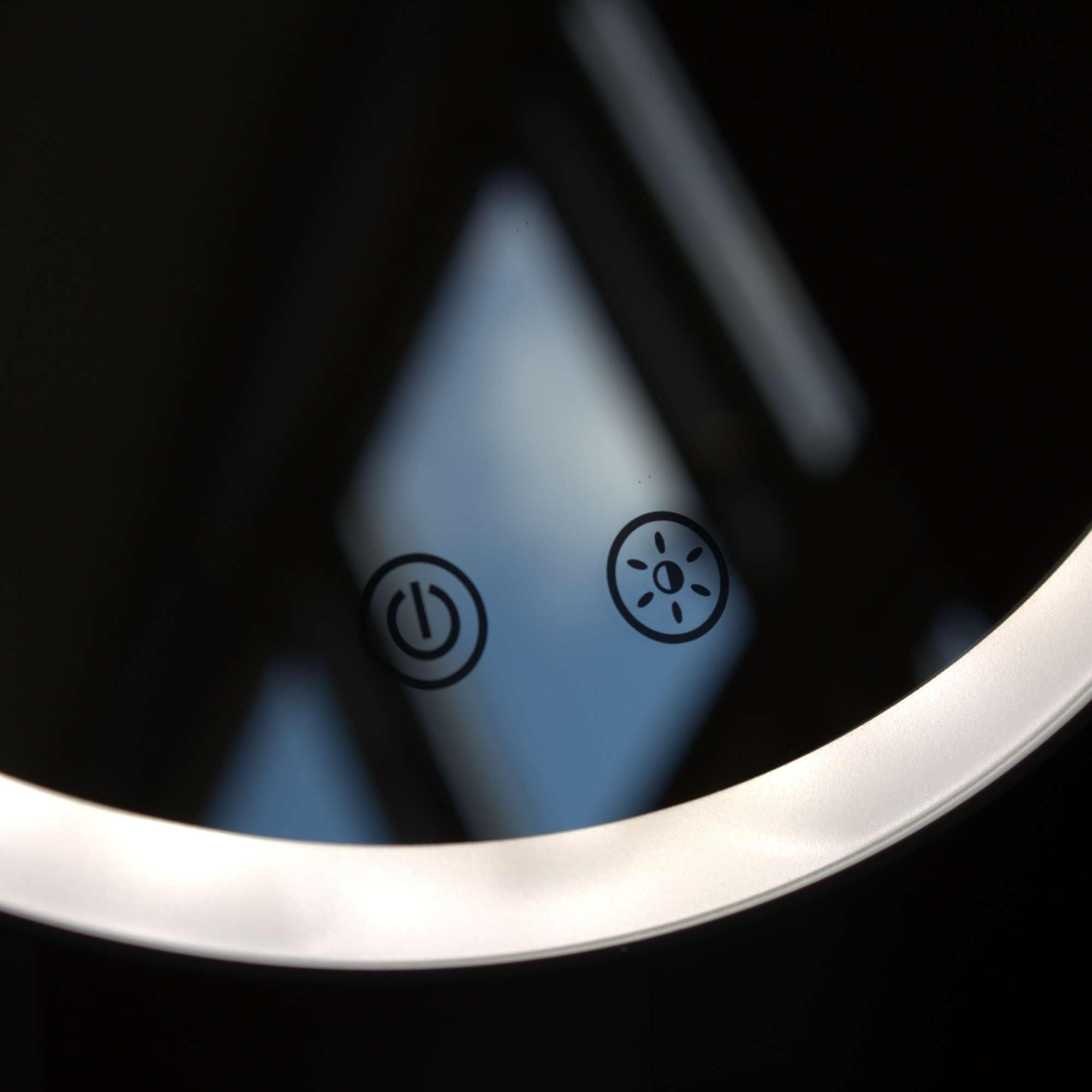 Loevschall Schminkspiegel »Bridget Kosmetikspiegel mit Licht, stufenlos dimmbar & Touch Steuerung« Kippbar, Lichtfarben wählbar, kabellos, ideal für Bad und Schlafzimmer