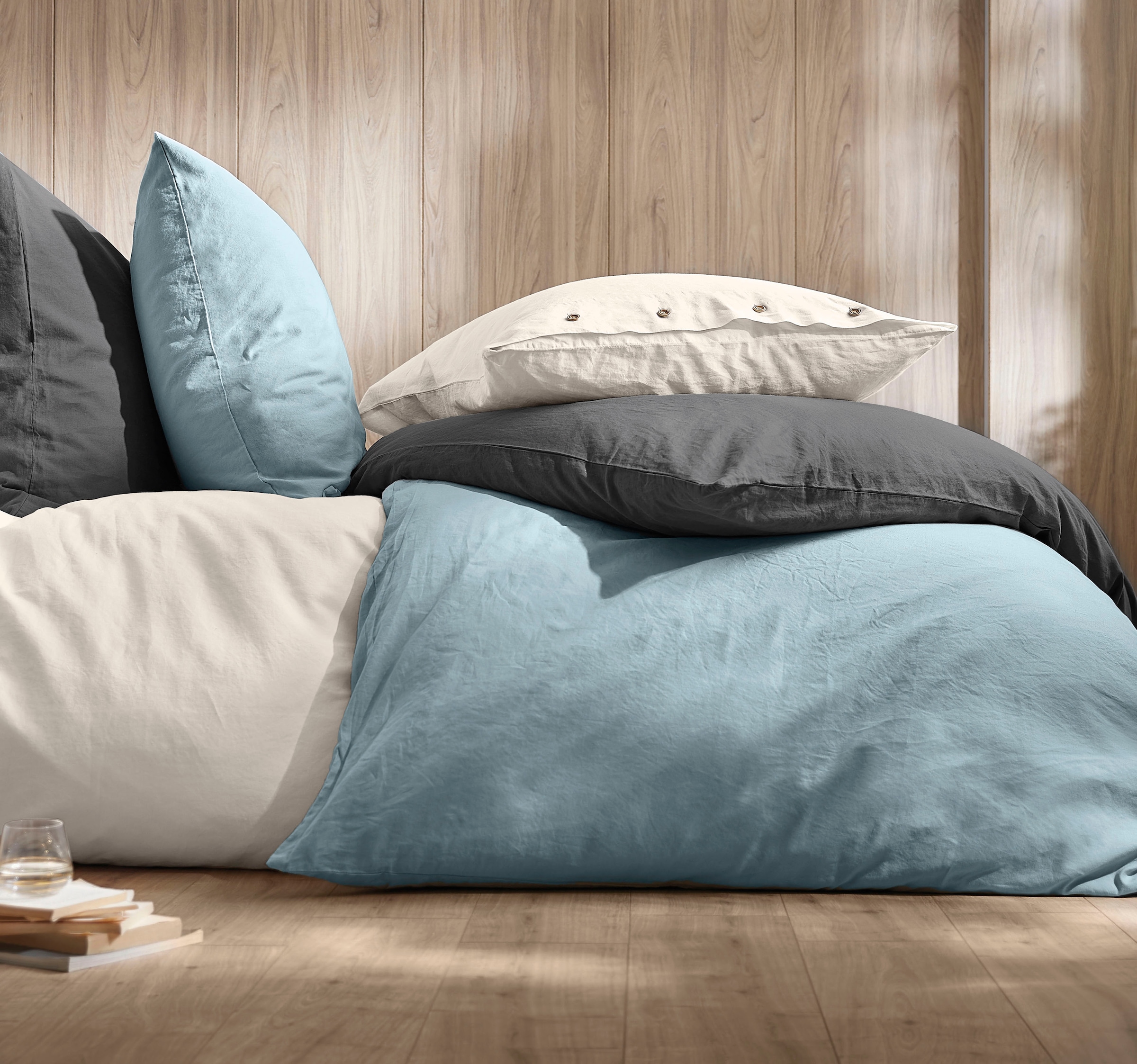 Kleine Wolke Bettwäsche »Leinna« 2 Stk. tlg. Leinen-Mix