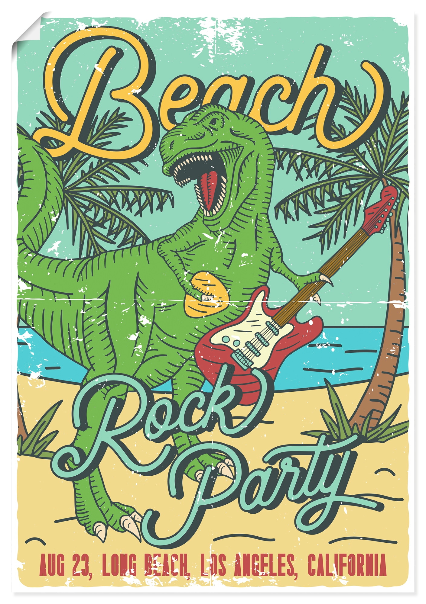 Artland Wandbild "Strand Party" 1 Stk. tlg. als Alubild, Leinwandbild, Poster, Wandaufkleber in verschied. Größen