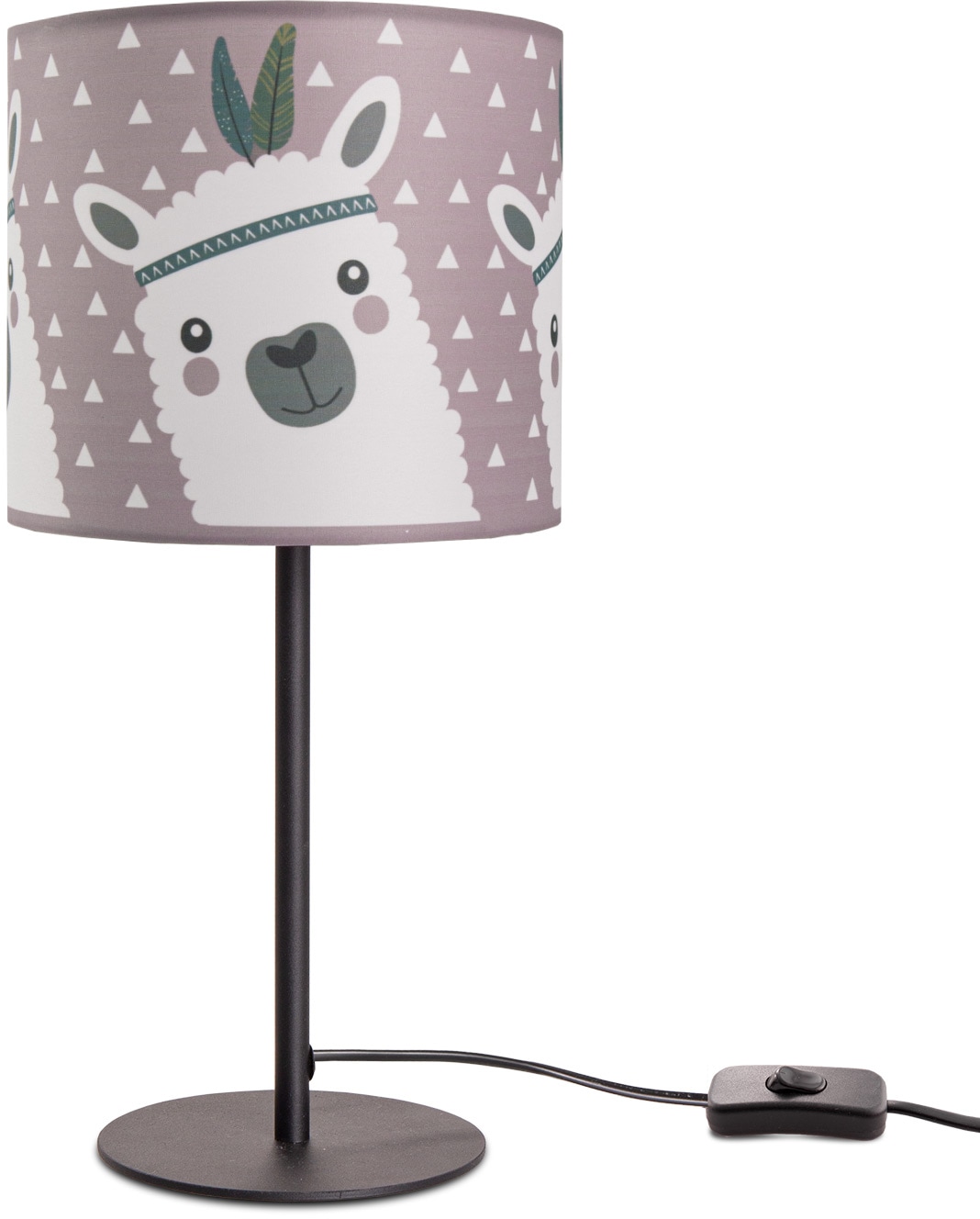 Paco XXL Home | kaufen LED Garantie mit 1 Tischleuchte Lampe flammig-flammig, online »Ela Tischleuchte Kinderzimmer Mit Jahren 214«, 3 E14 Lama-Motiv, Kinderlampe