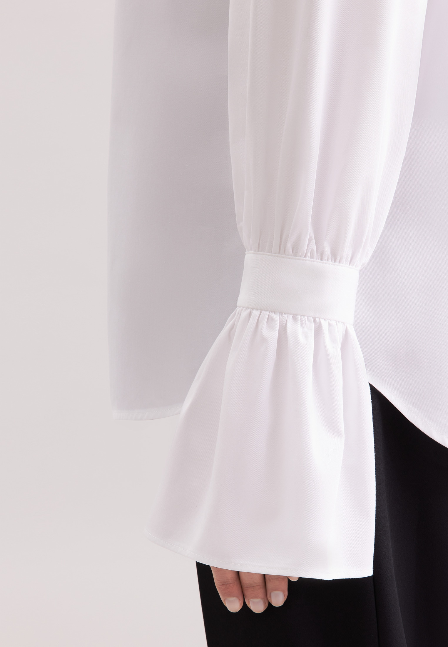 seidensticker Hemdbluse »Schwarze Rose«, Langarm Kragen Uni