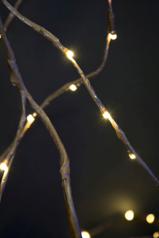KONSTSMIDE LED-Lichterkette »Weihnachtsdeko 240 Dioden Rechnung kaufen variabel aussen«, warmw. auf Lichterkranz/Lichtergirlande, als braun