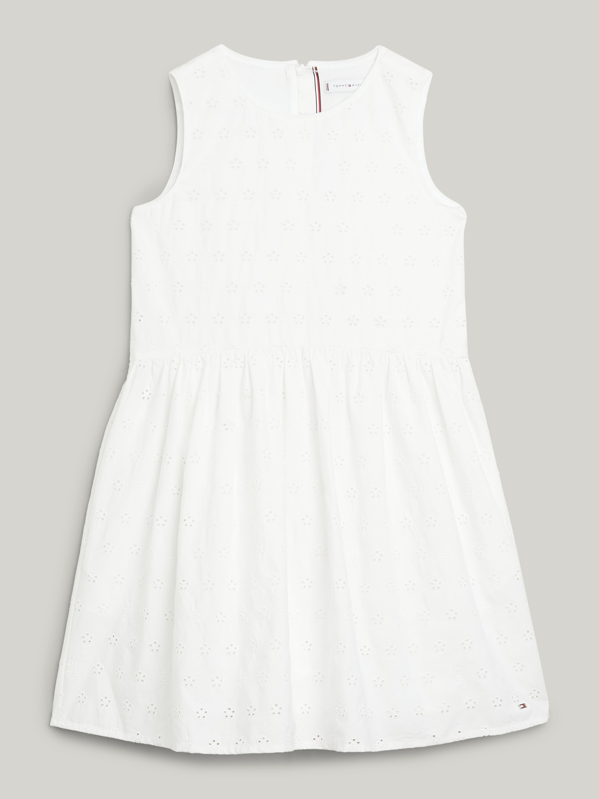 Tommy Hilfiger Minikleid »BRODERIE ANGLAISE MONOGRAM DRESS«, Kinder bis 16 Jahre