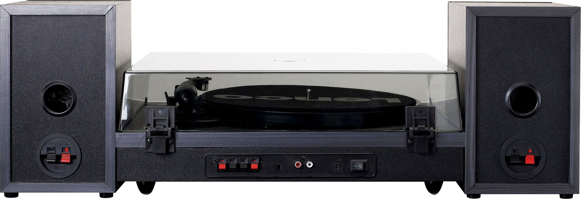 Lenco Plattenspieler »LS-300BK Plattenspieler mit ext. Lautsprechern« ➥ 3  Jahre XXL Garantie | UNIVERSAL