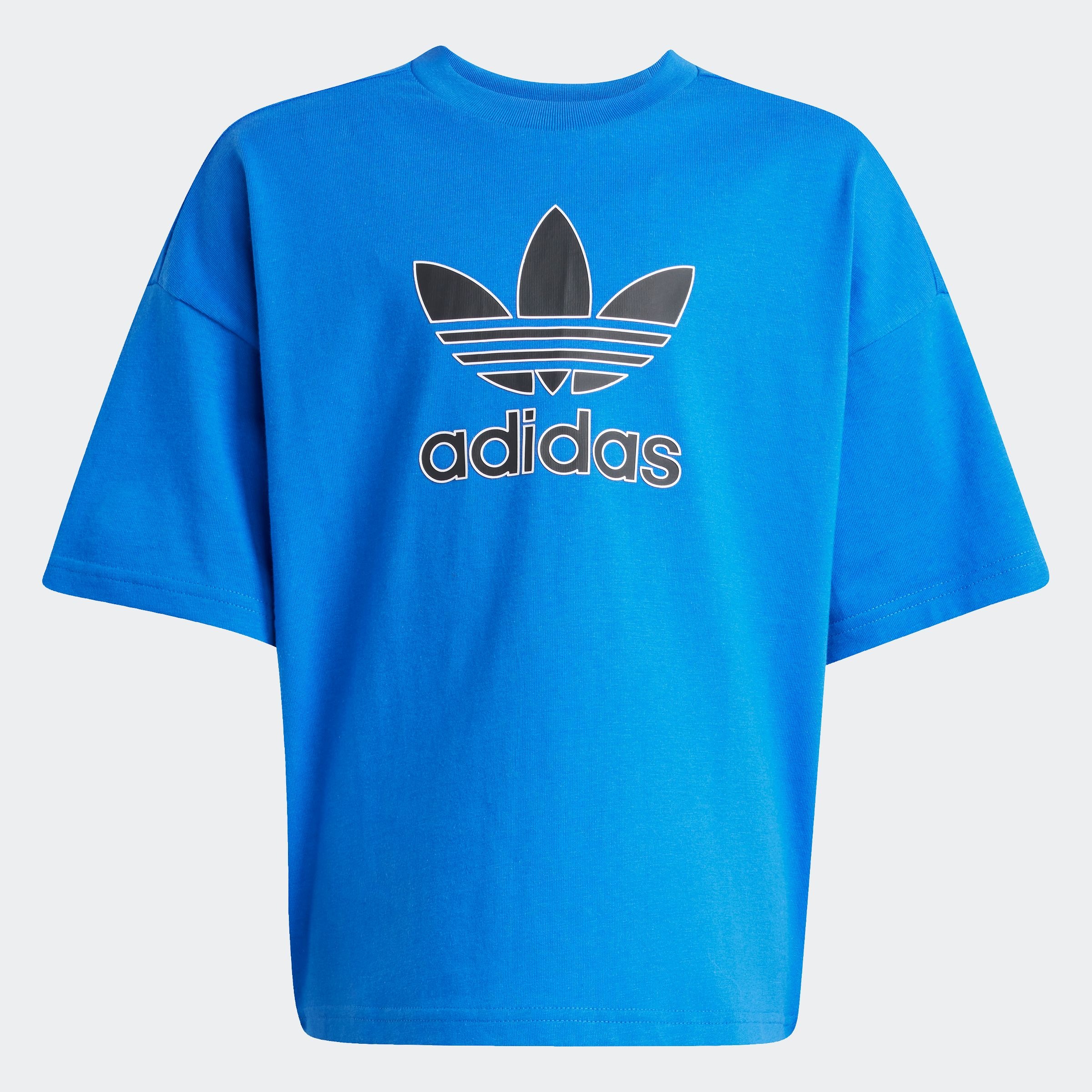 adidas Originals T-Shirt »TREFOIL TEE« lockere Passform, für Kinder, aus Baumwolle, mit Single Jersey