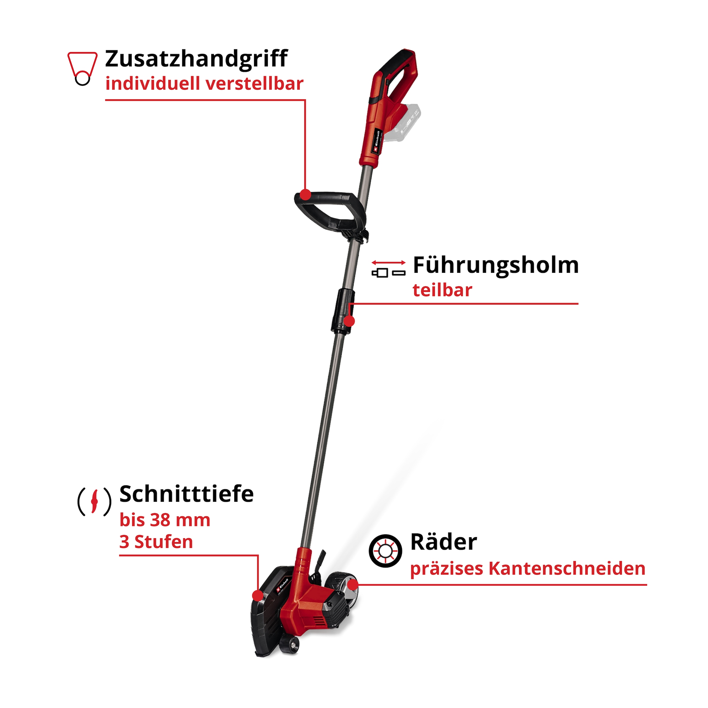 Einhell Akku-Rasenkantenschneider »Einhell Akku-Rasenkantenschneider GE-LE 18/190 Li-Solo«