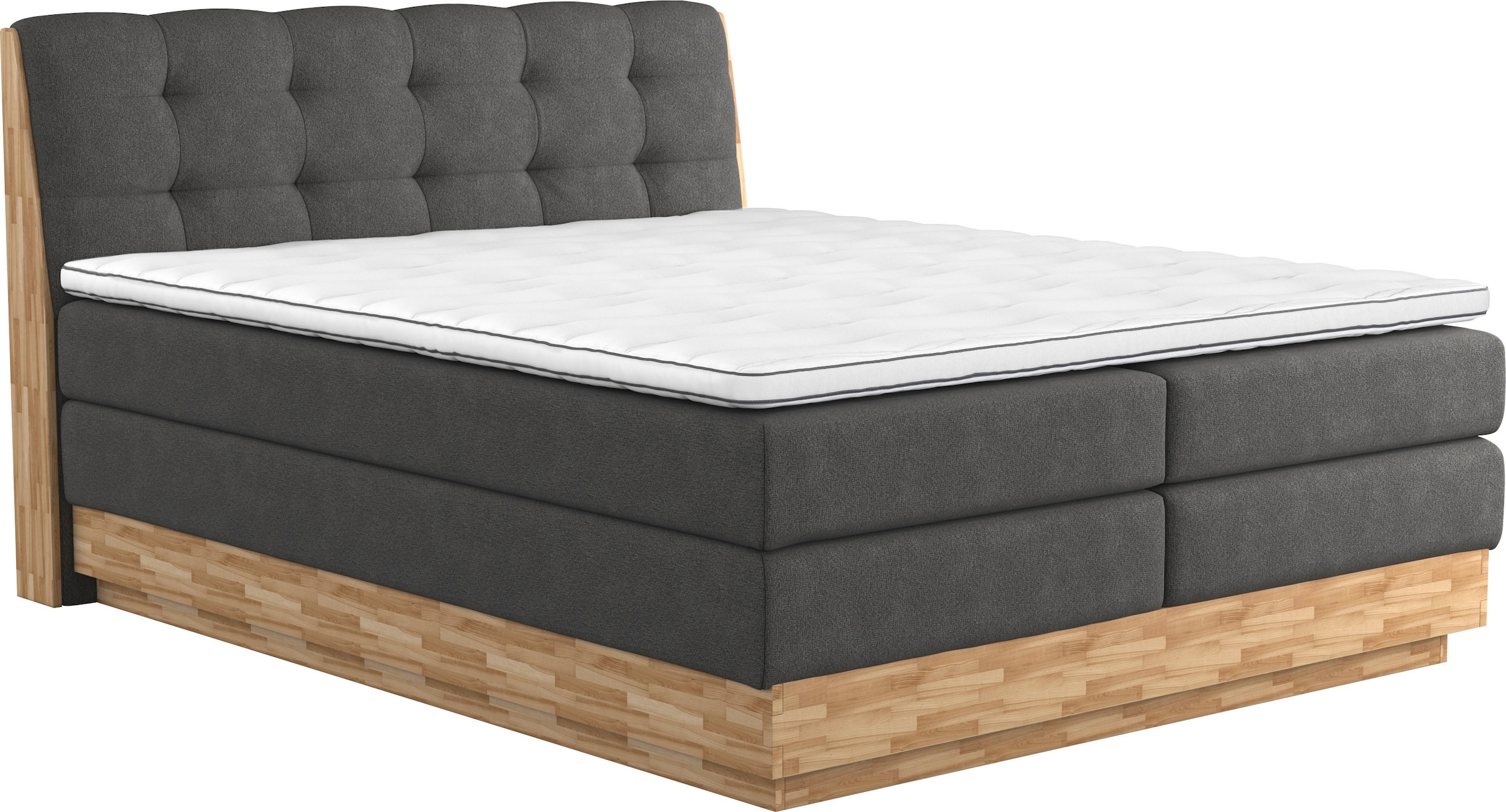 Home affaire Boxspringbett »Naome«, Boxspringbett, Inklusive Topper