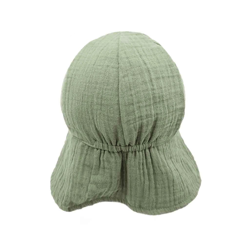 MAXIMO Schirmmütze Musselin, Nackenschutz, Bindeband, Unisex, UV-Schutz