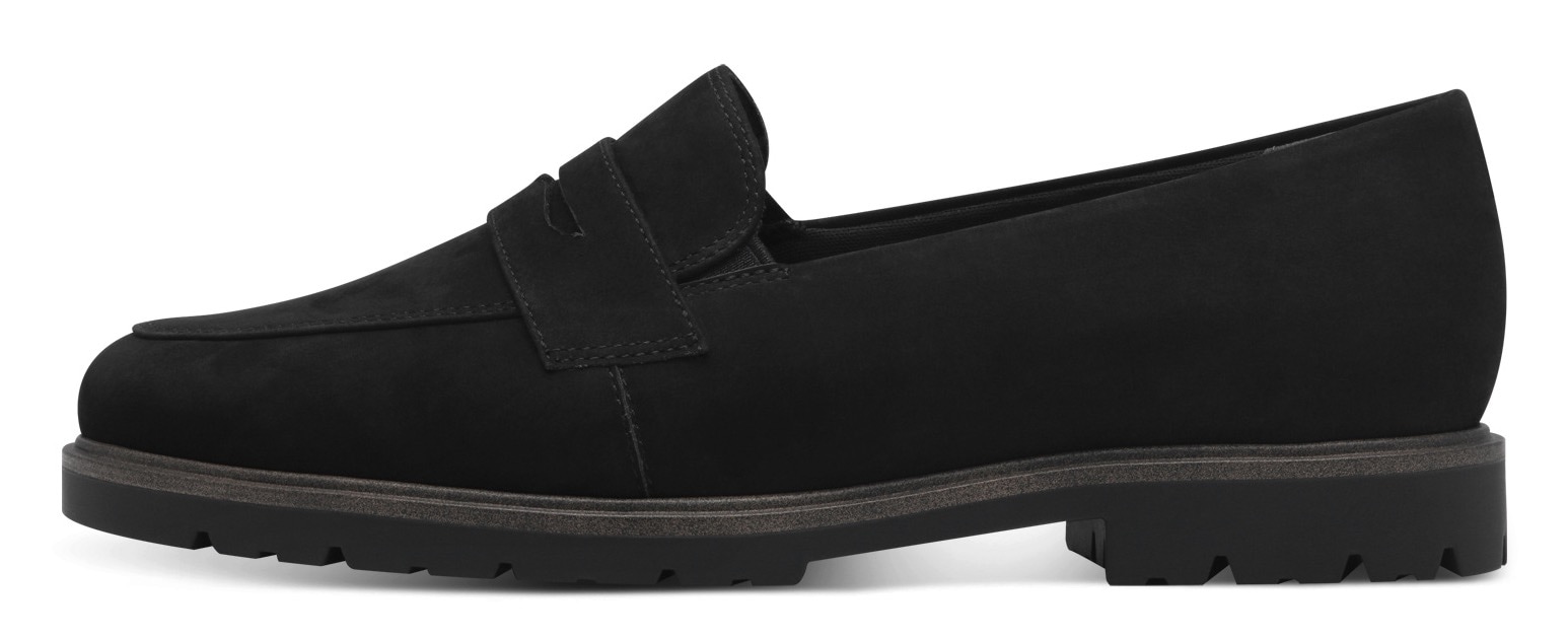 Tamaris Loafer, Blockabsatz, Slipper, Halbschuh, Businessschuh mit Zierriegel