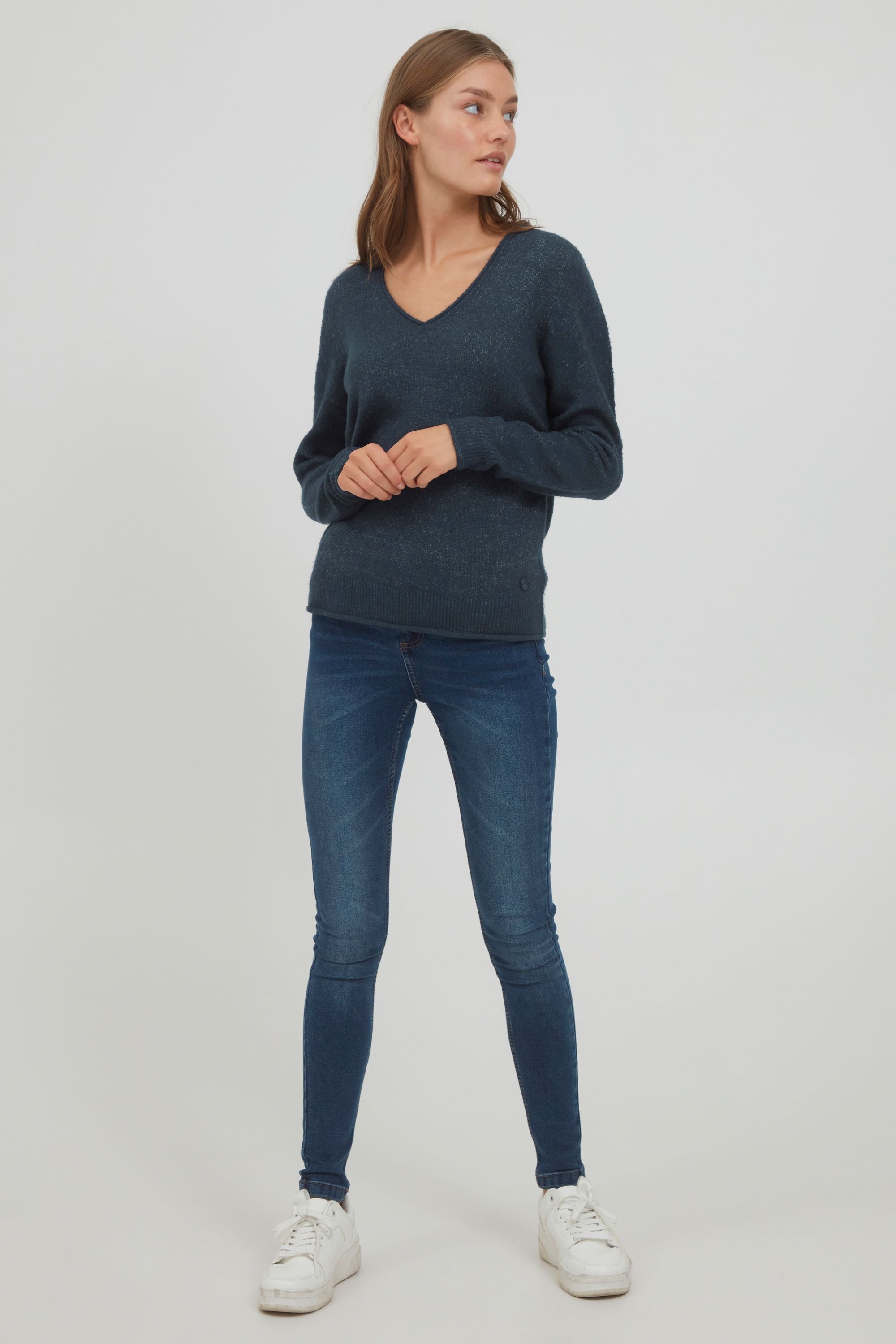 OXMO Strickfleece-Pullover »Strickpullover OXIlva«